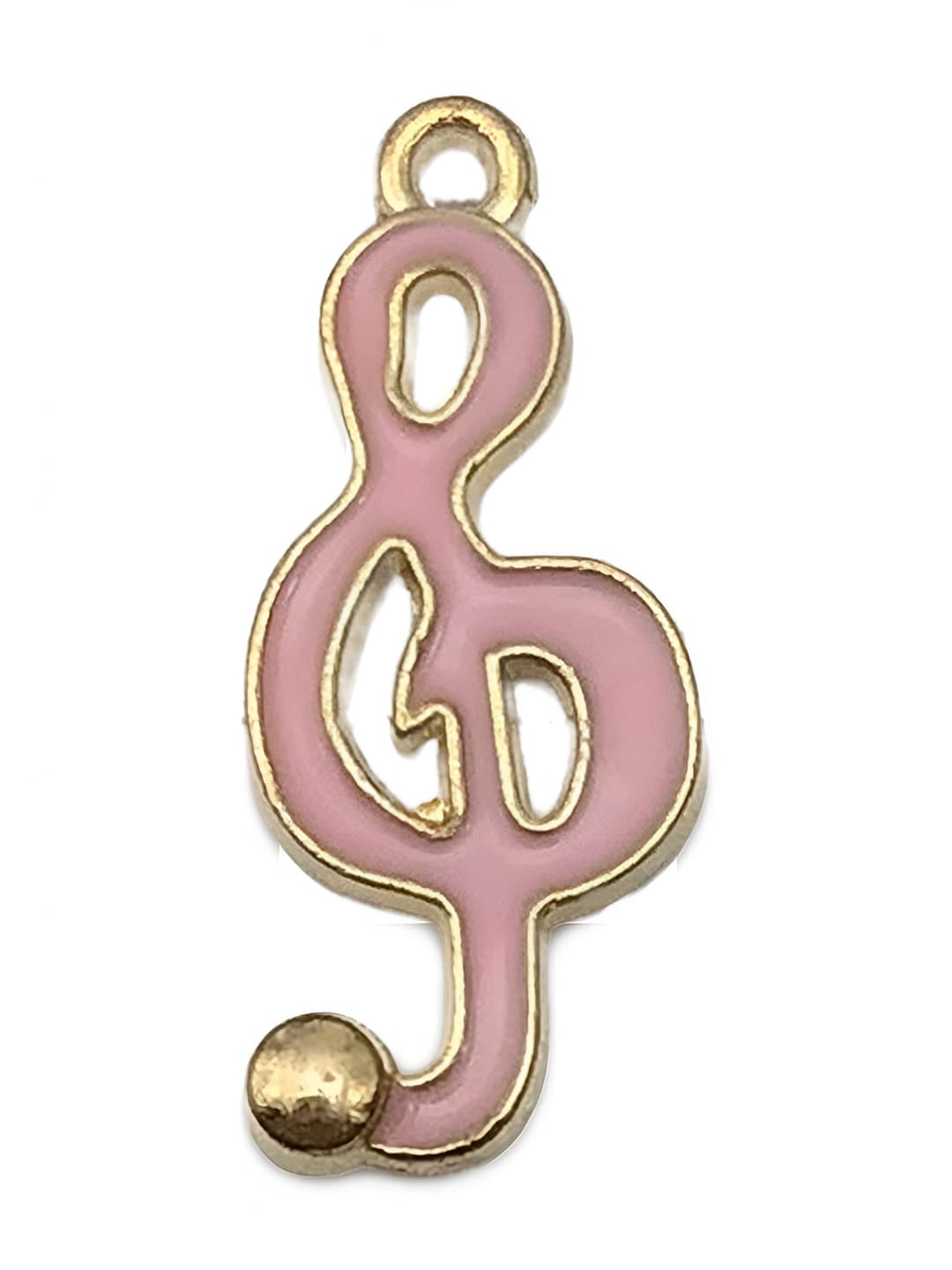 1 dona pushti musiqiy nota 21x9mm-0.8g