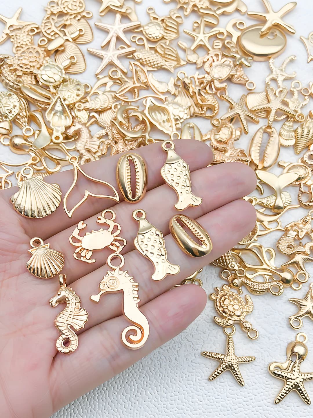Gold ocean series, random 100 pcs set-101.5g