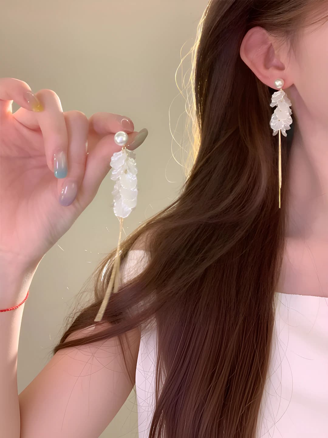 41# Серебряная игла - Золотой - Белый