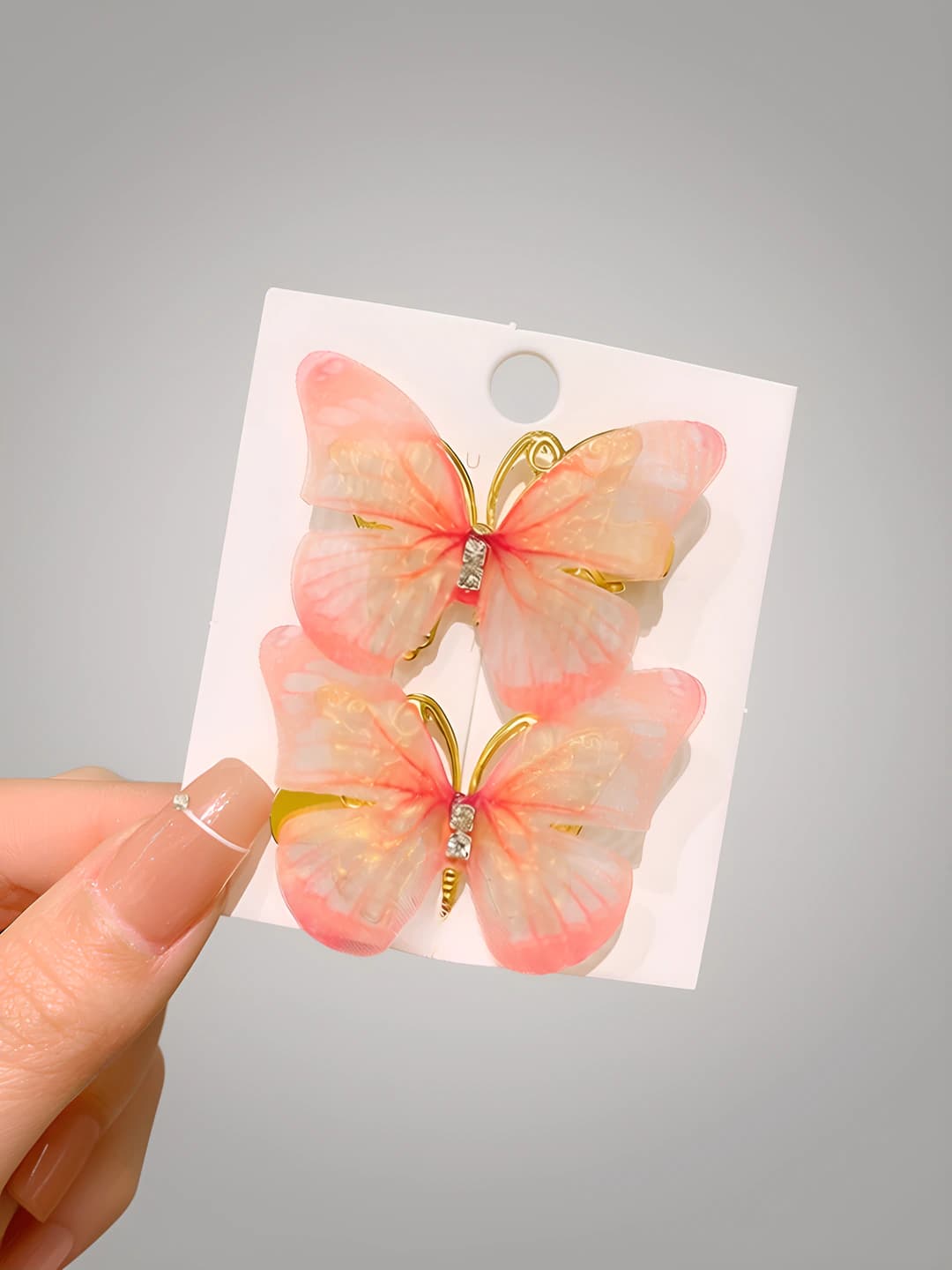 2# Pink butterfly pair