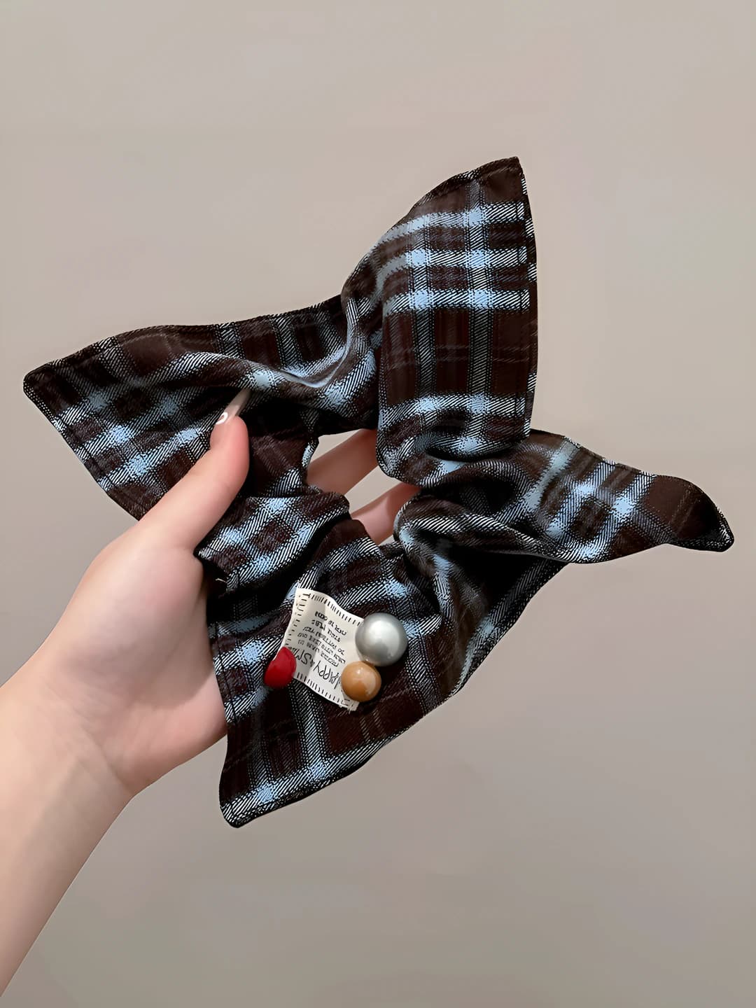 2# Black & blue plaid