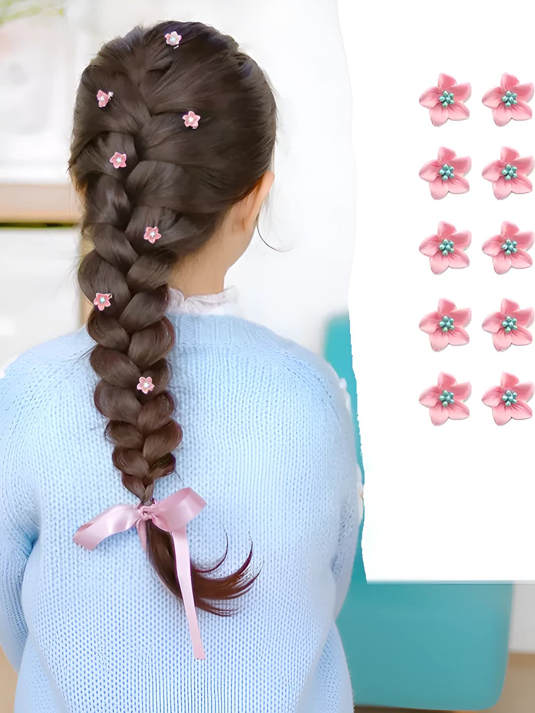 8# Lily pink 10 pcs 1.5 cm