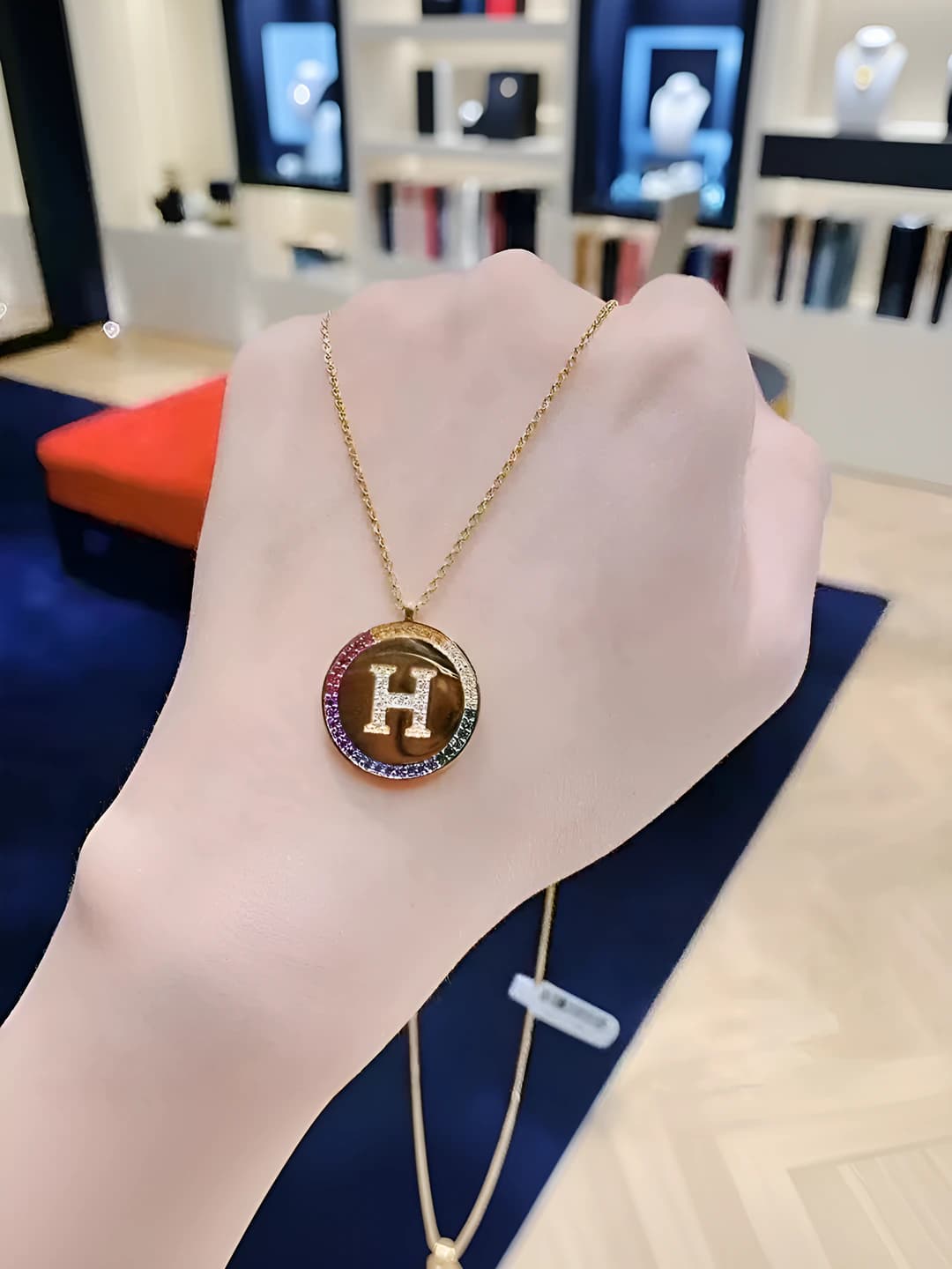 Gold H chain