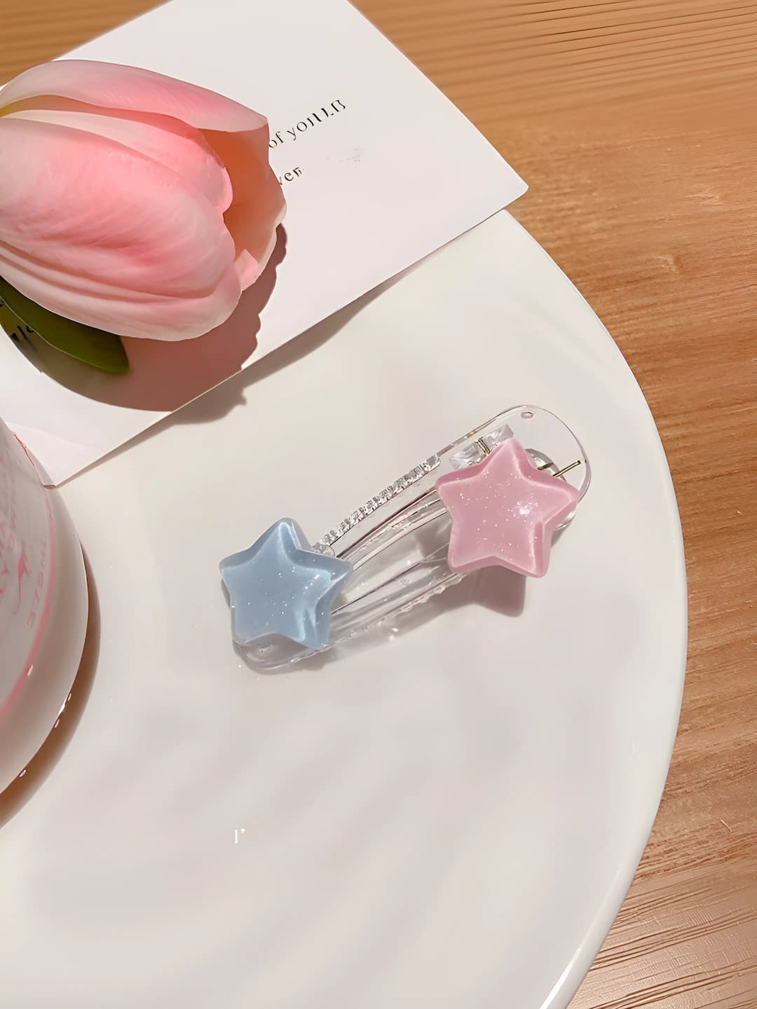 2# Голубо-розовый звёзды 6cm
