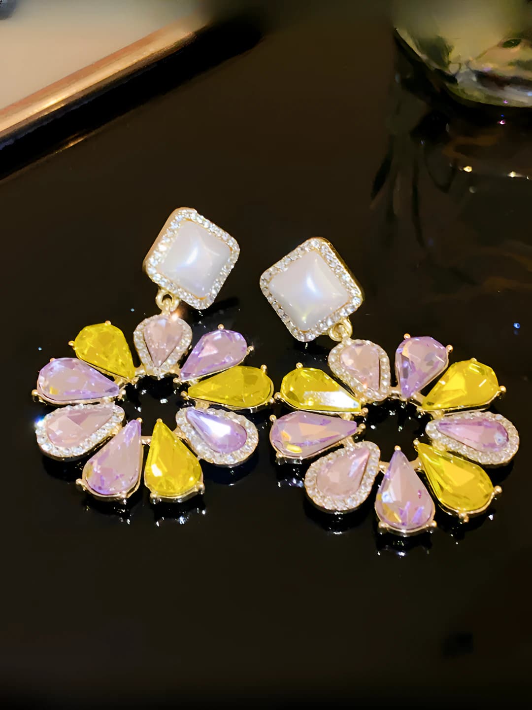 14# Silver pin - Purple - Yellow