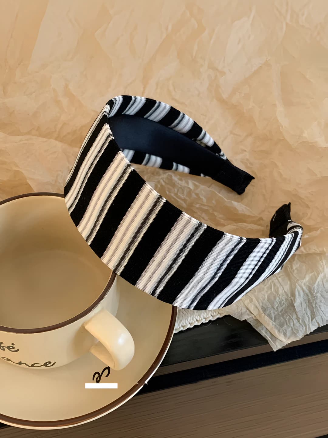 Black & white striped