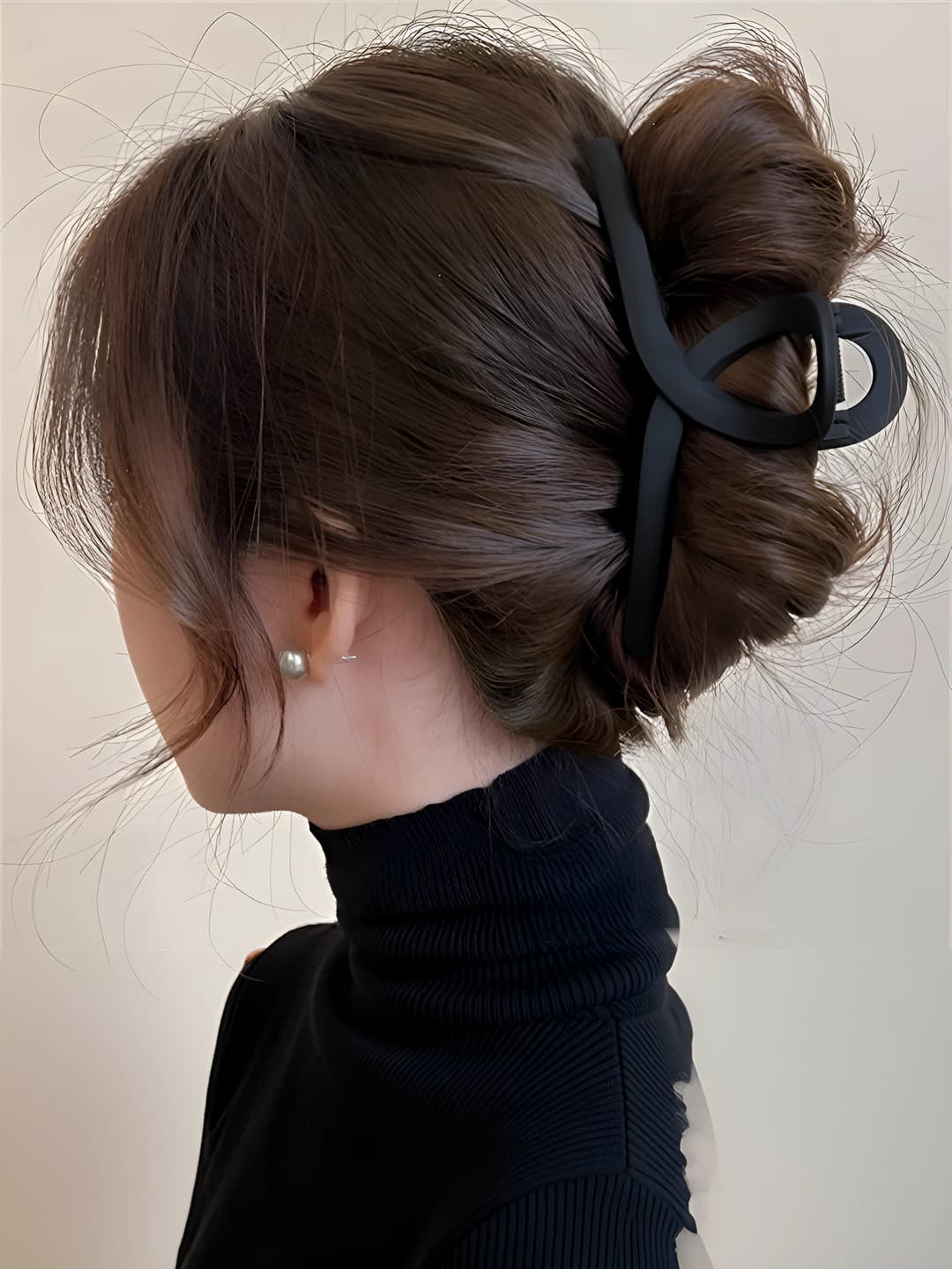 7# Black Y-shaped clip 11cm