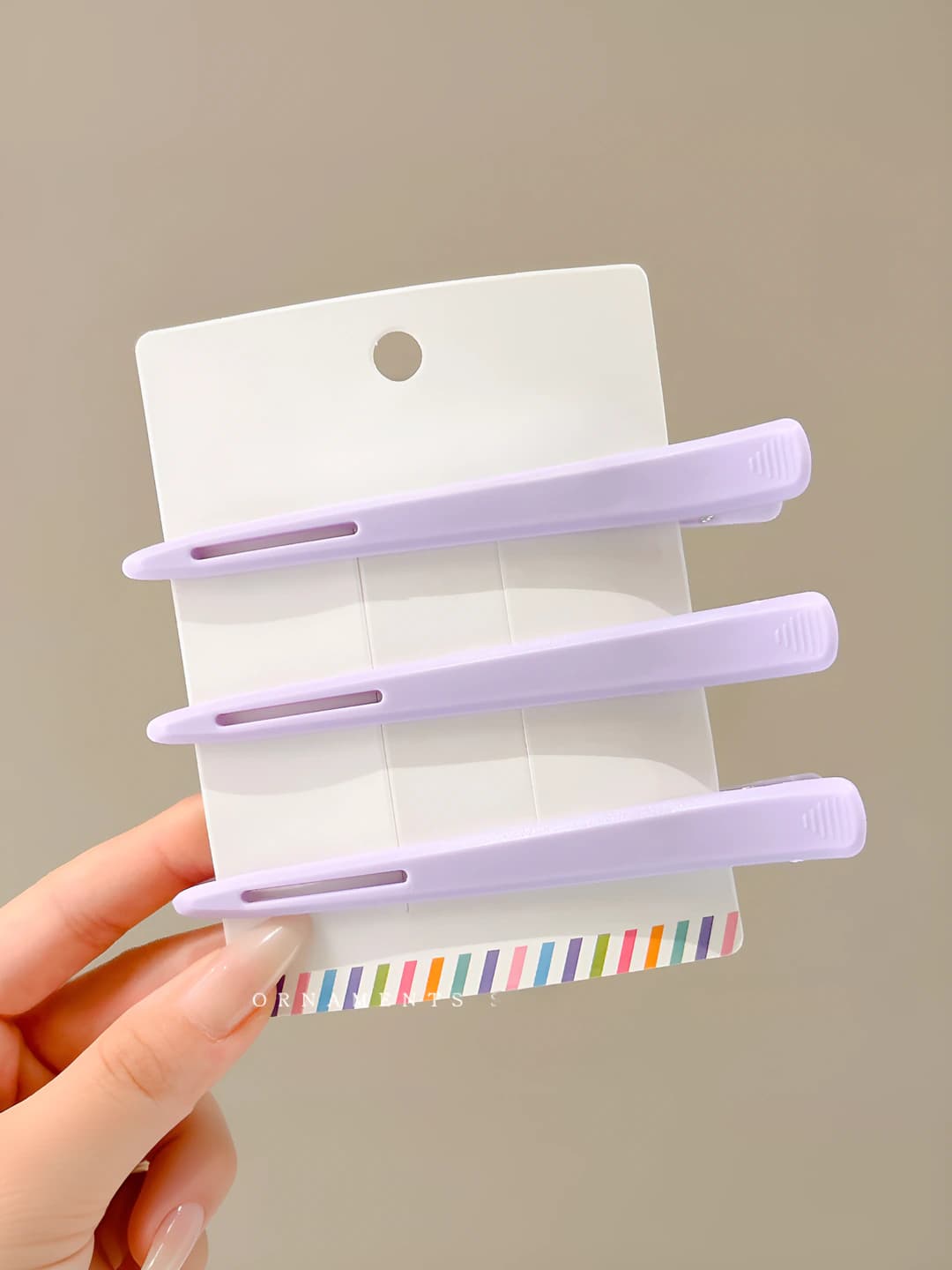 2# Purple, 3 pcs set 11.5 cm