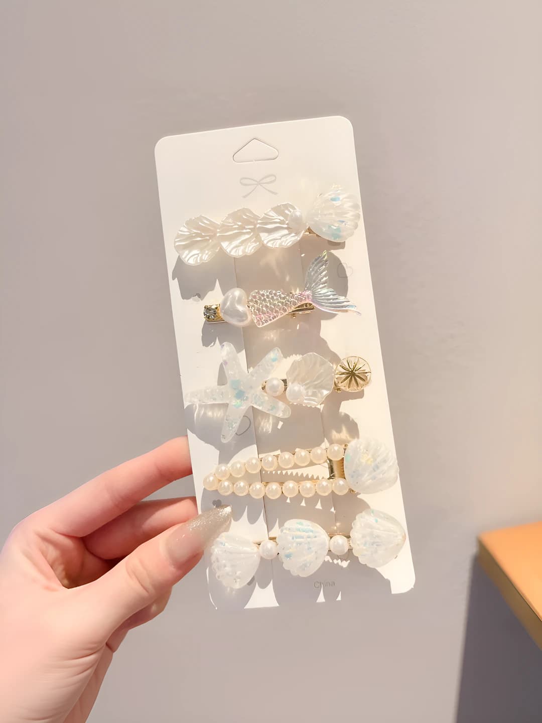 6# Cute white 5-piece set