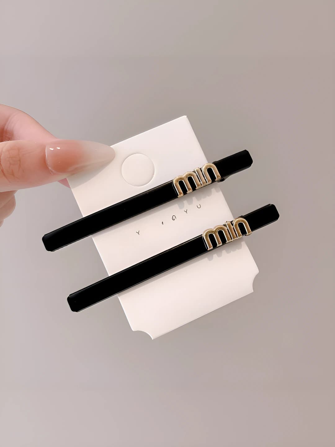 1# Letter bar clip, pair, 8 cm