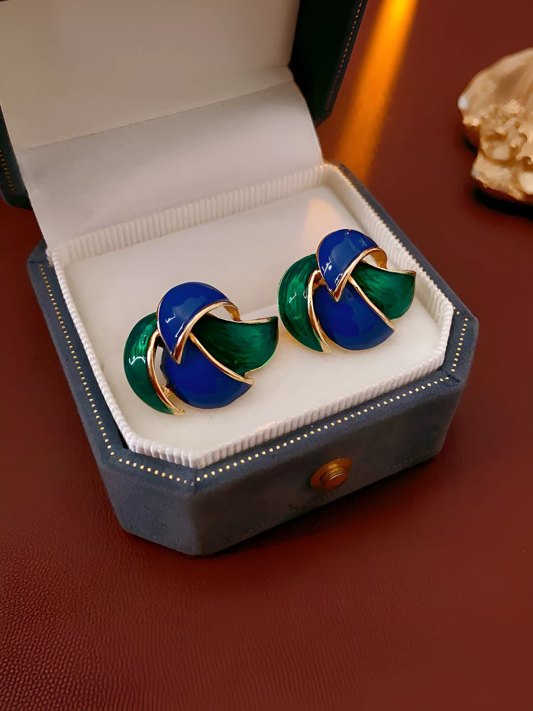 67# Silver pin - Gold - Green - Blue