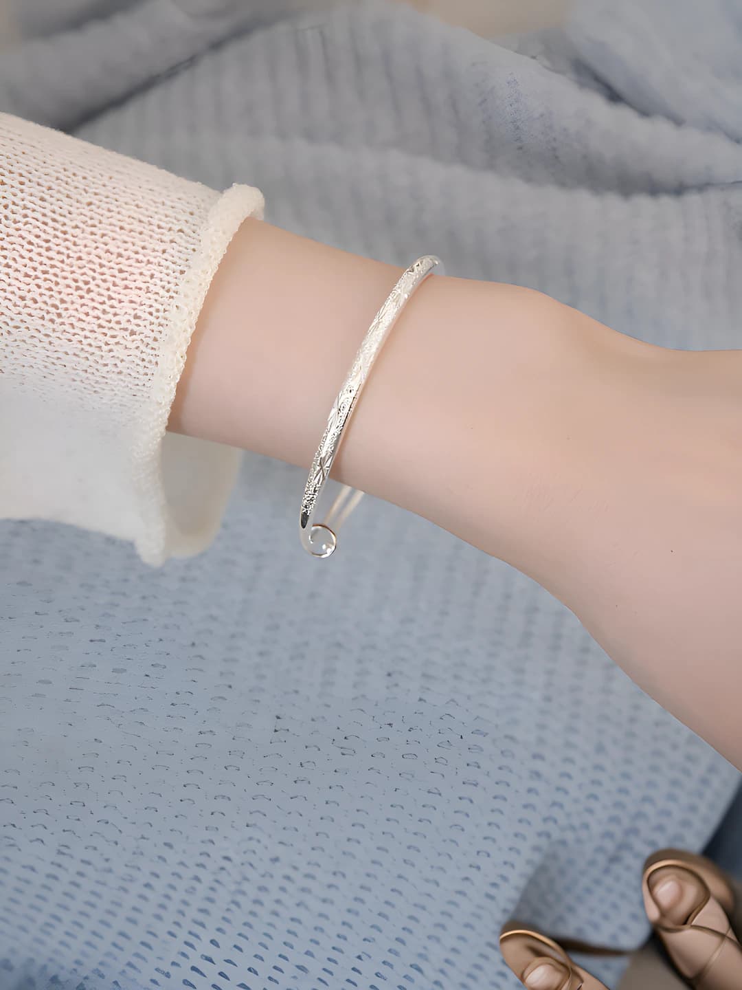 Silver-white - Meteor bracelet