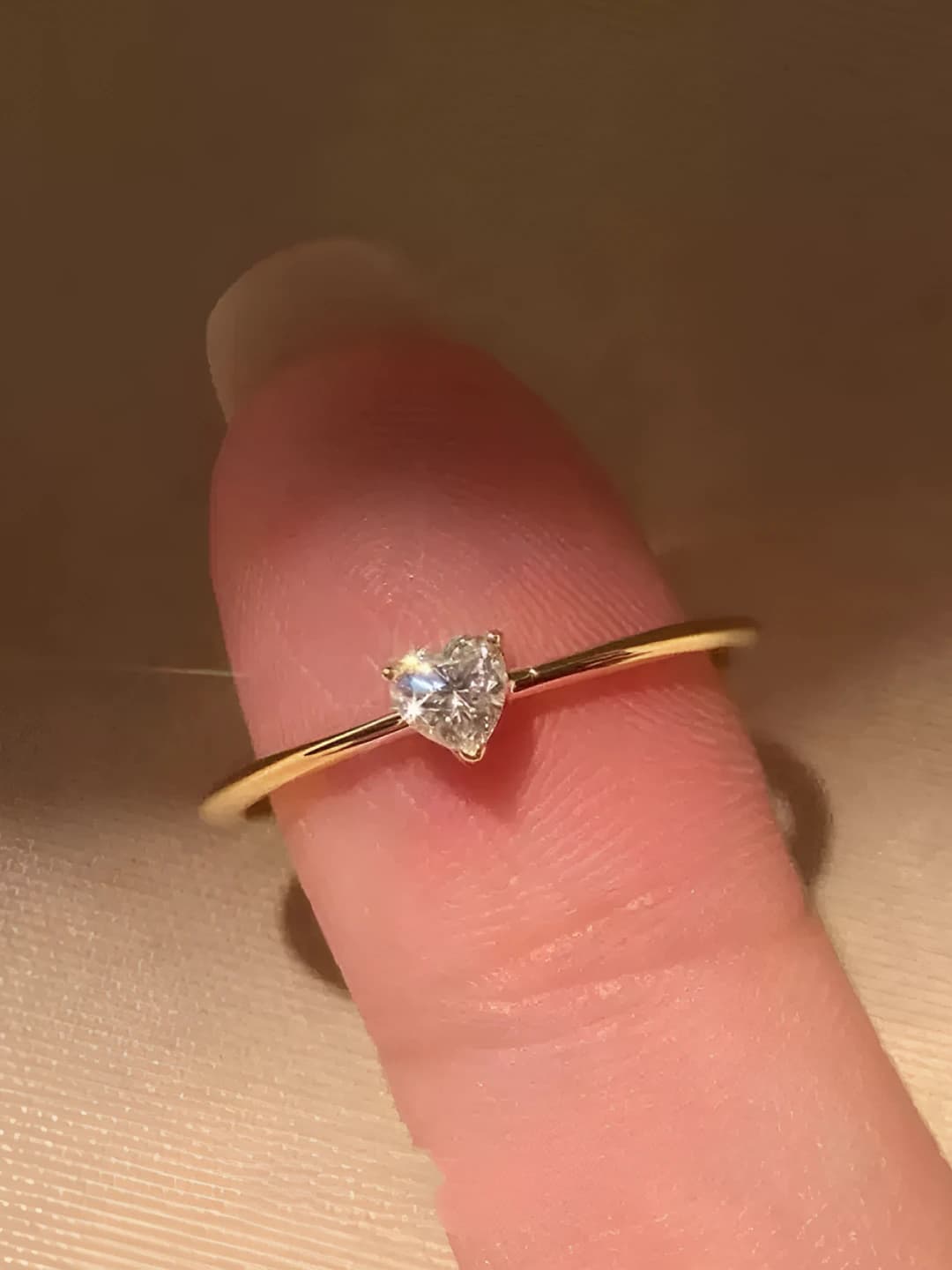 Heart shape ring