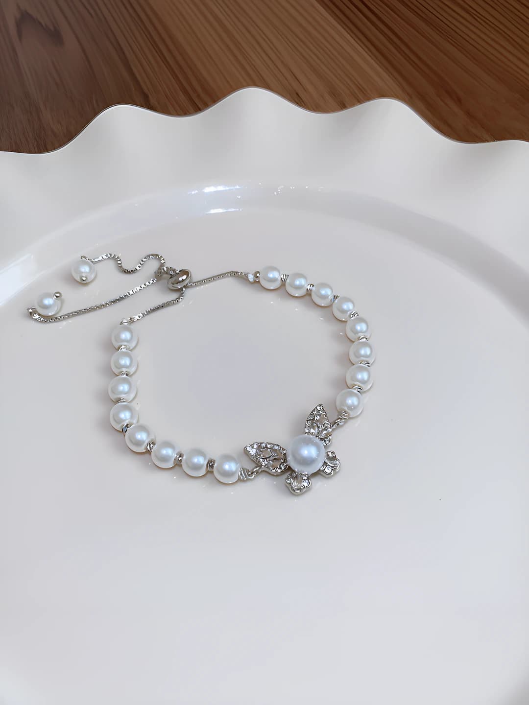 42# Silver-Pearl 6-8mm