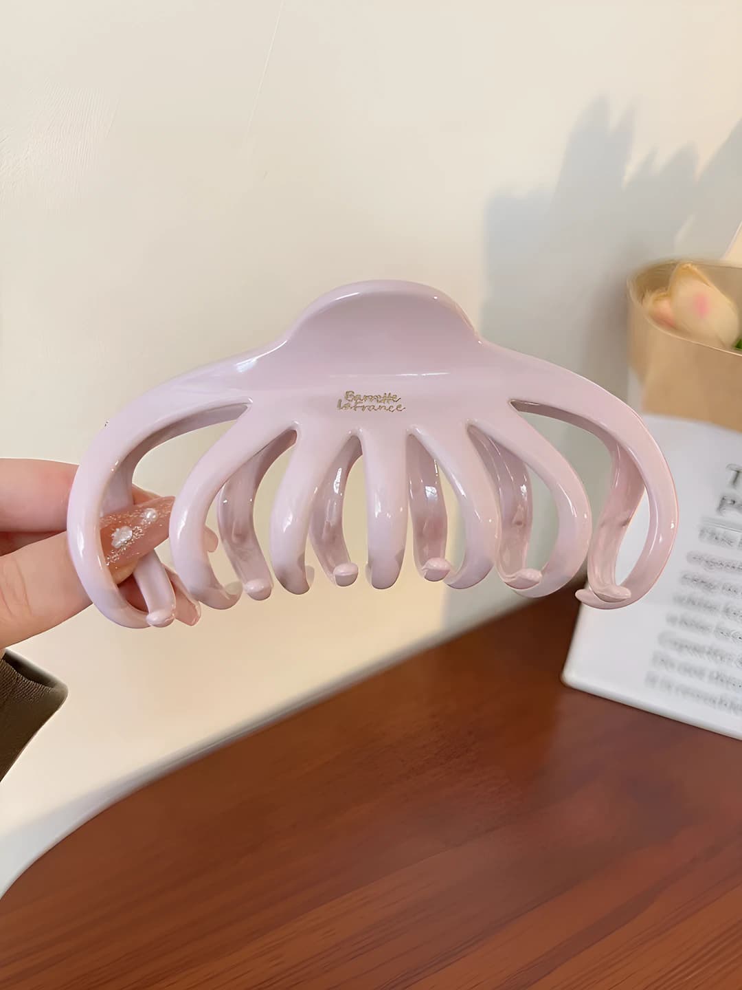 Choychak qisqich oltin belgi pushti 13cm