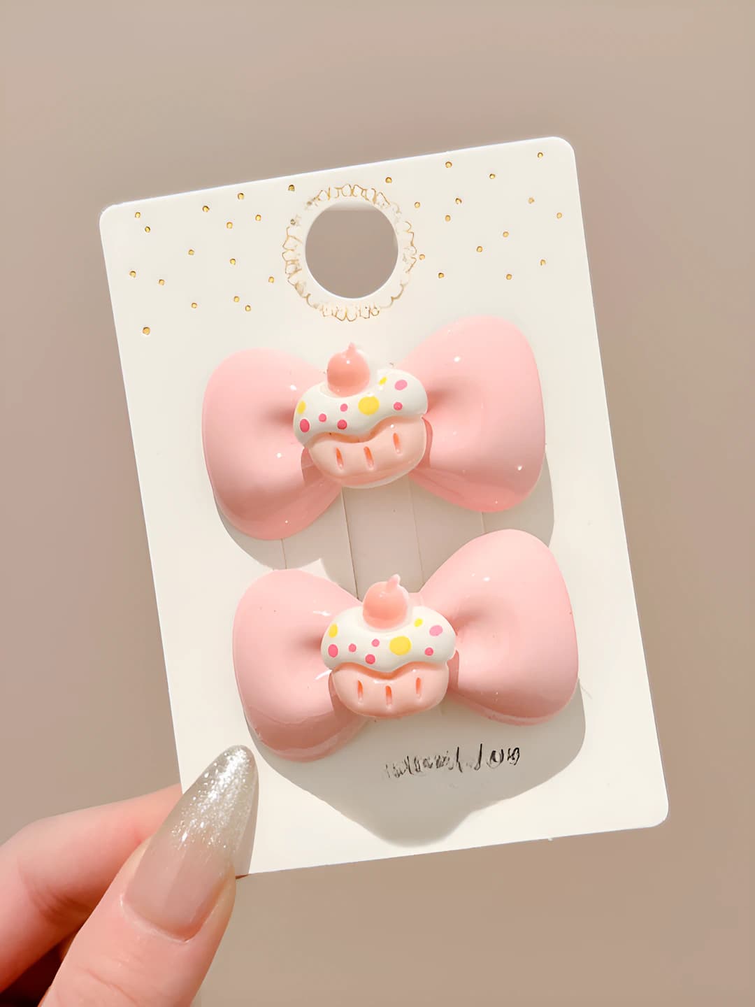 1# Cake bow pair - 5 cm