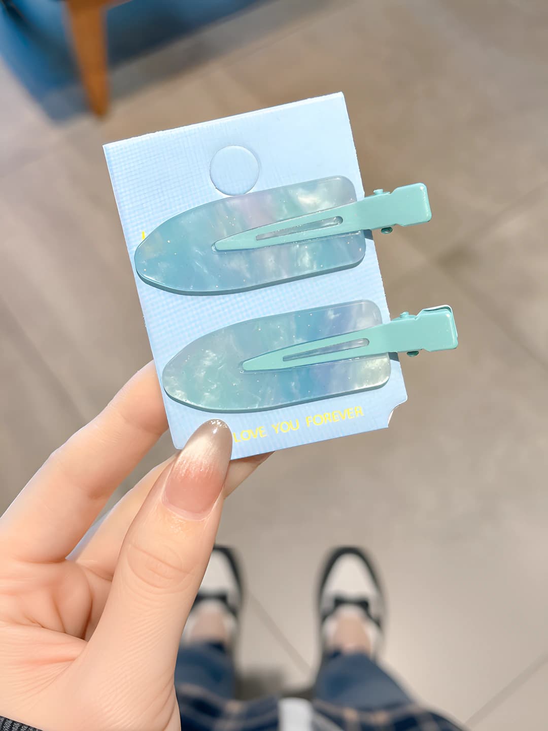 3# Lake green 2 pcs - 6.5 cm