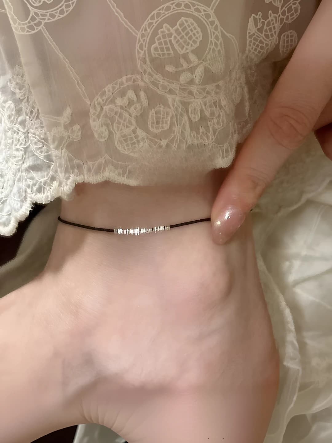 Black anklet
