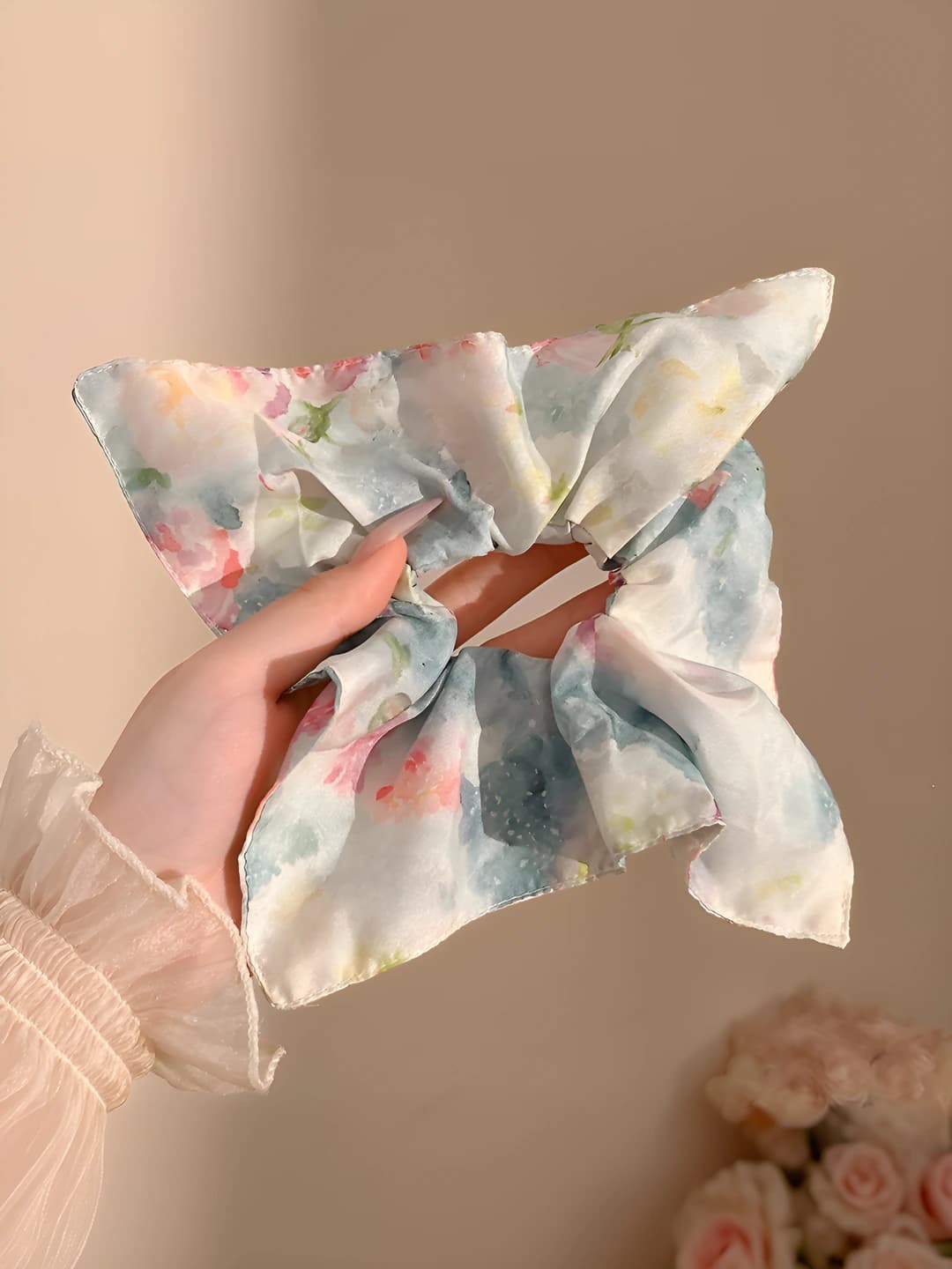 1# Painting hair tie 22*22 cm