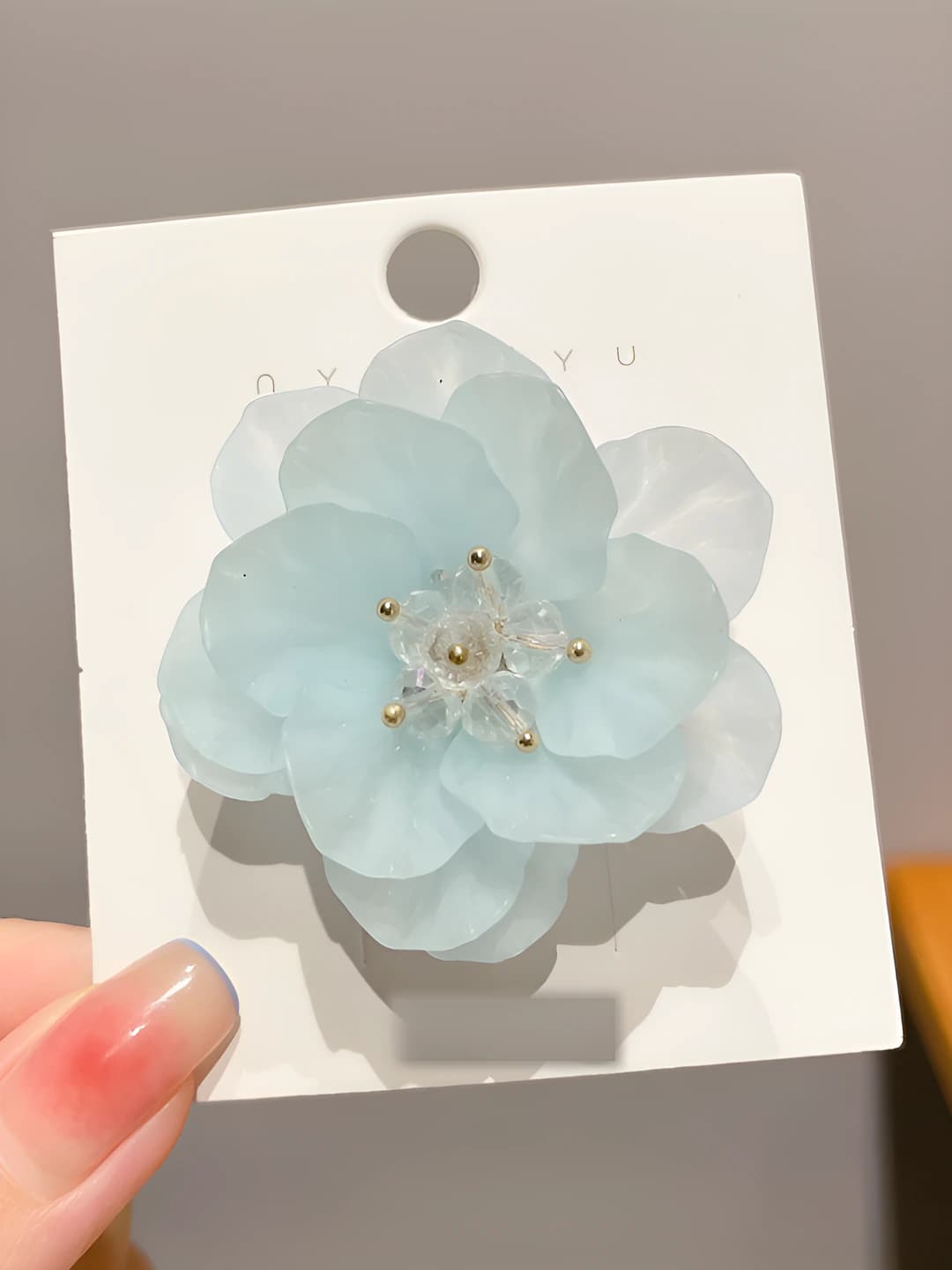 6# синий камелия (ок. 5cm)