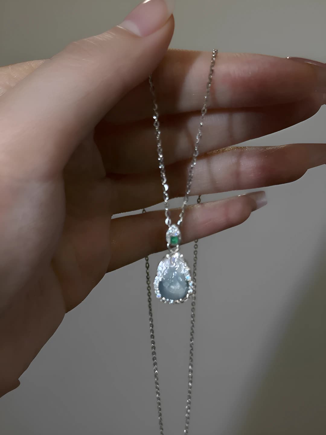 Women's geometric pendant necklace, 41-50 cm, premium style
