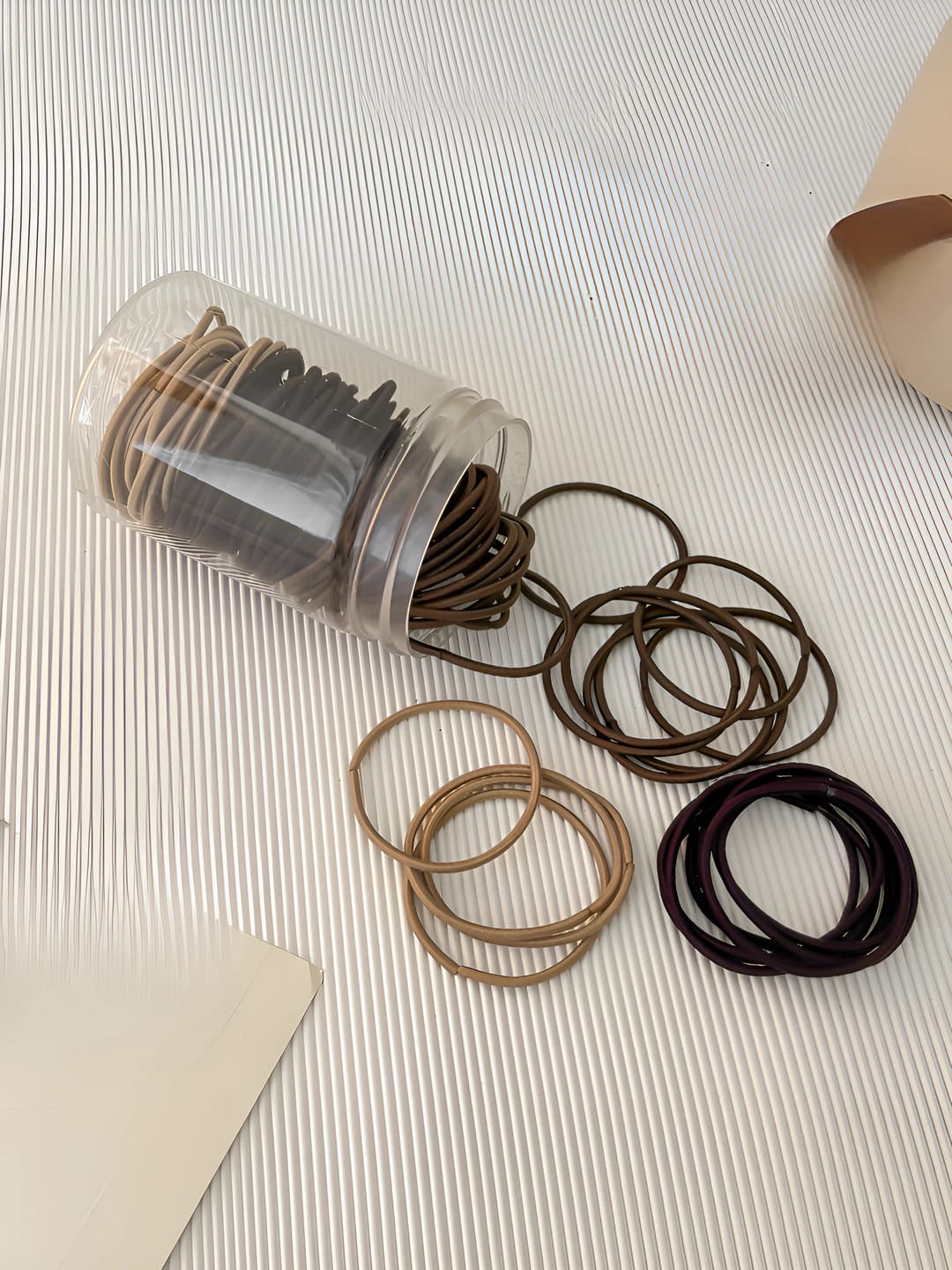 Coffee colour hair cords-100 pcs