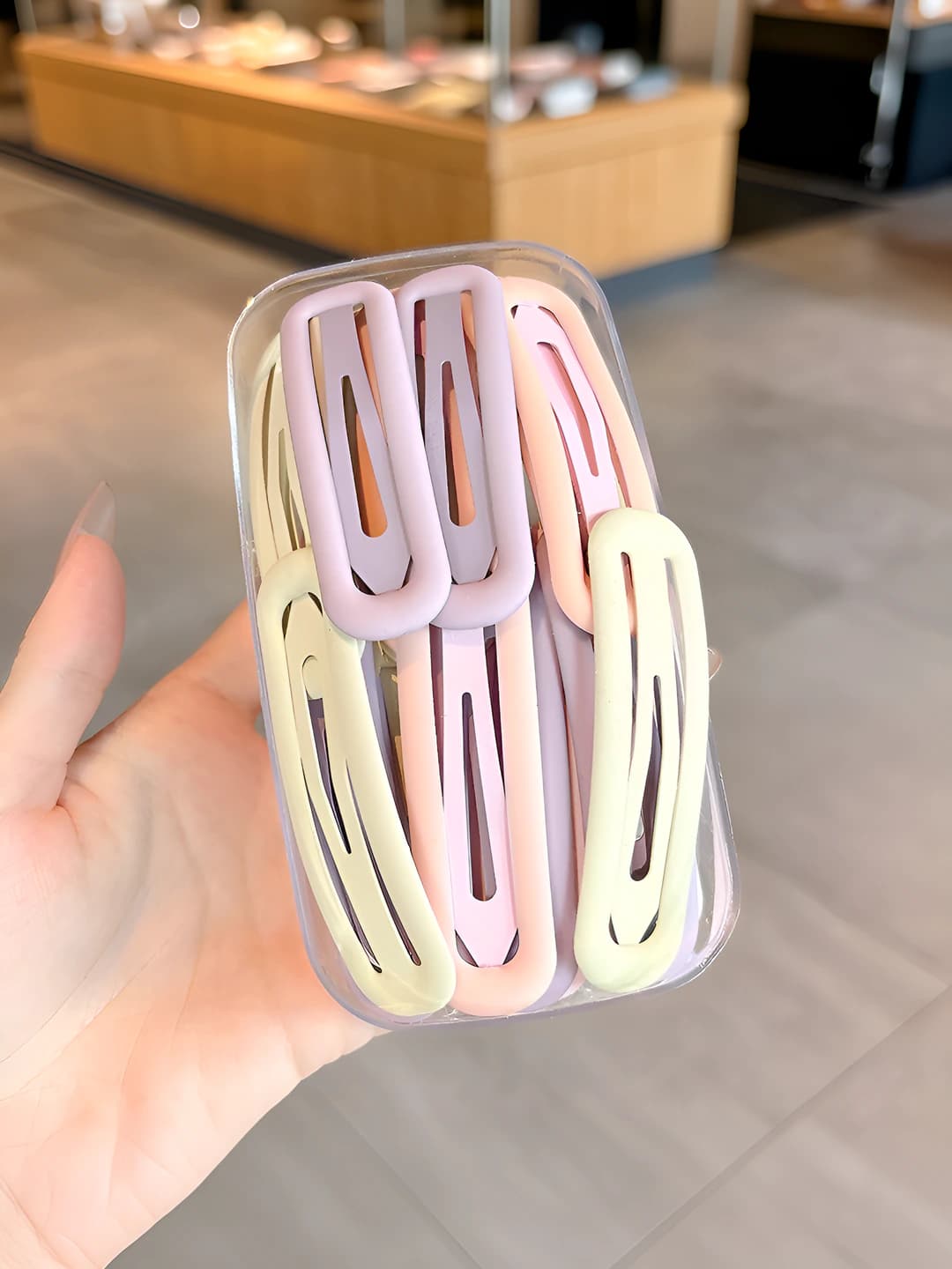 Жёлтый, светло-фиолетовый, розовый, 6 шт