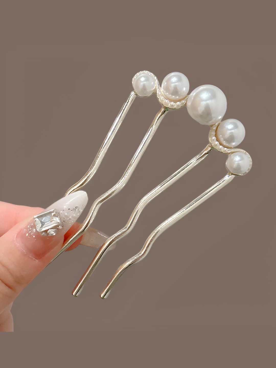 Gold, pearl, 9 cm