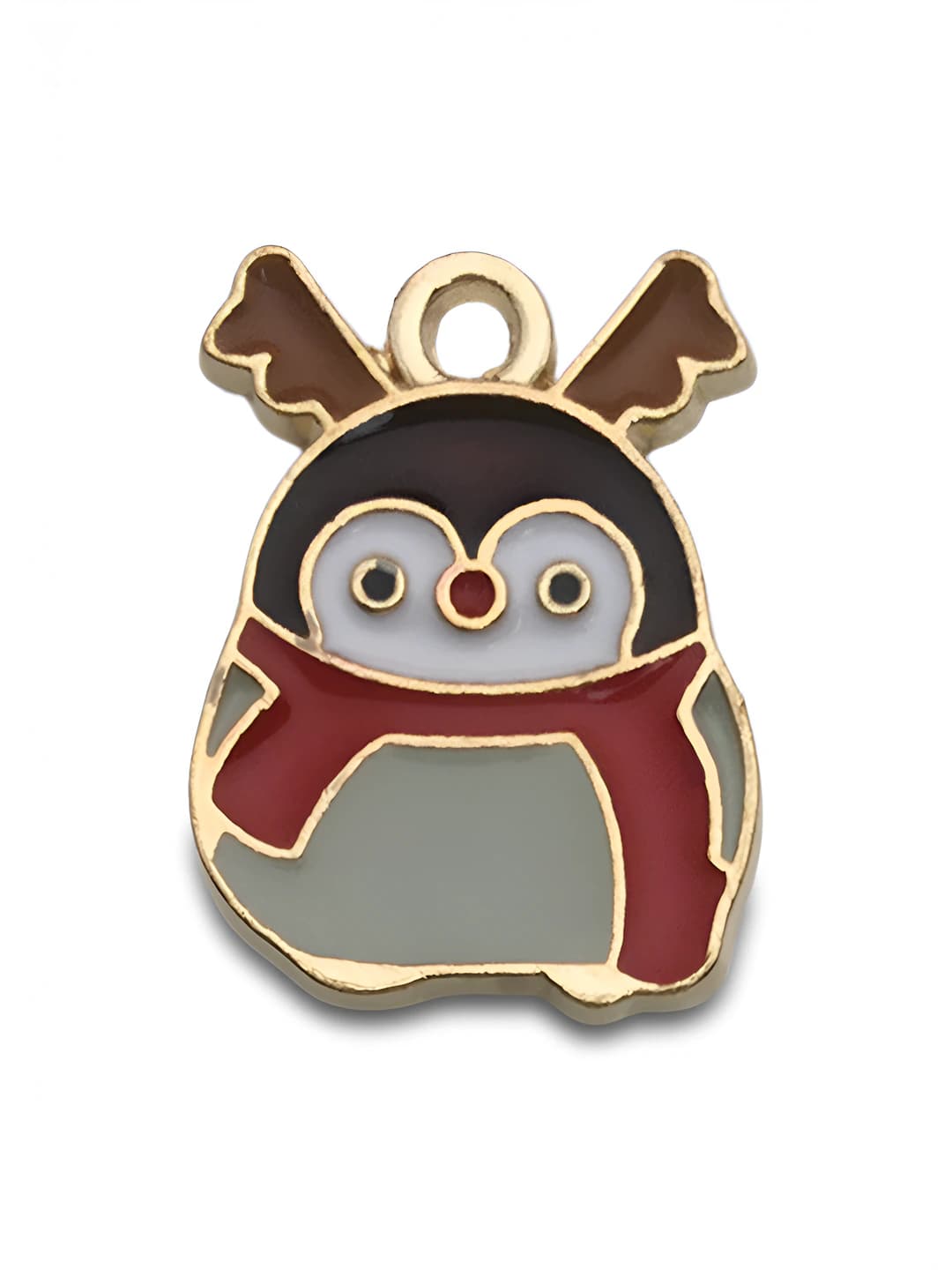 Black-grey penguin 14x18mm-1.5g