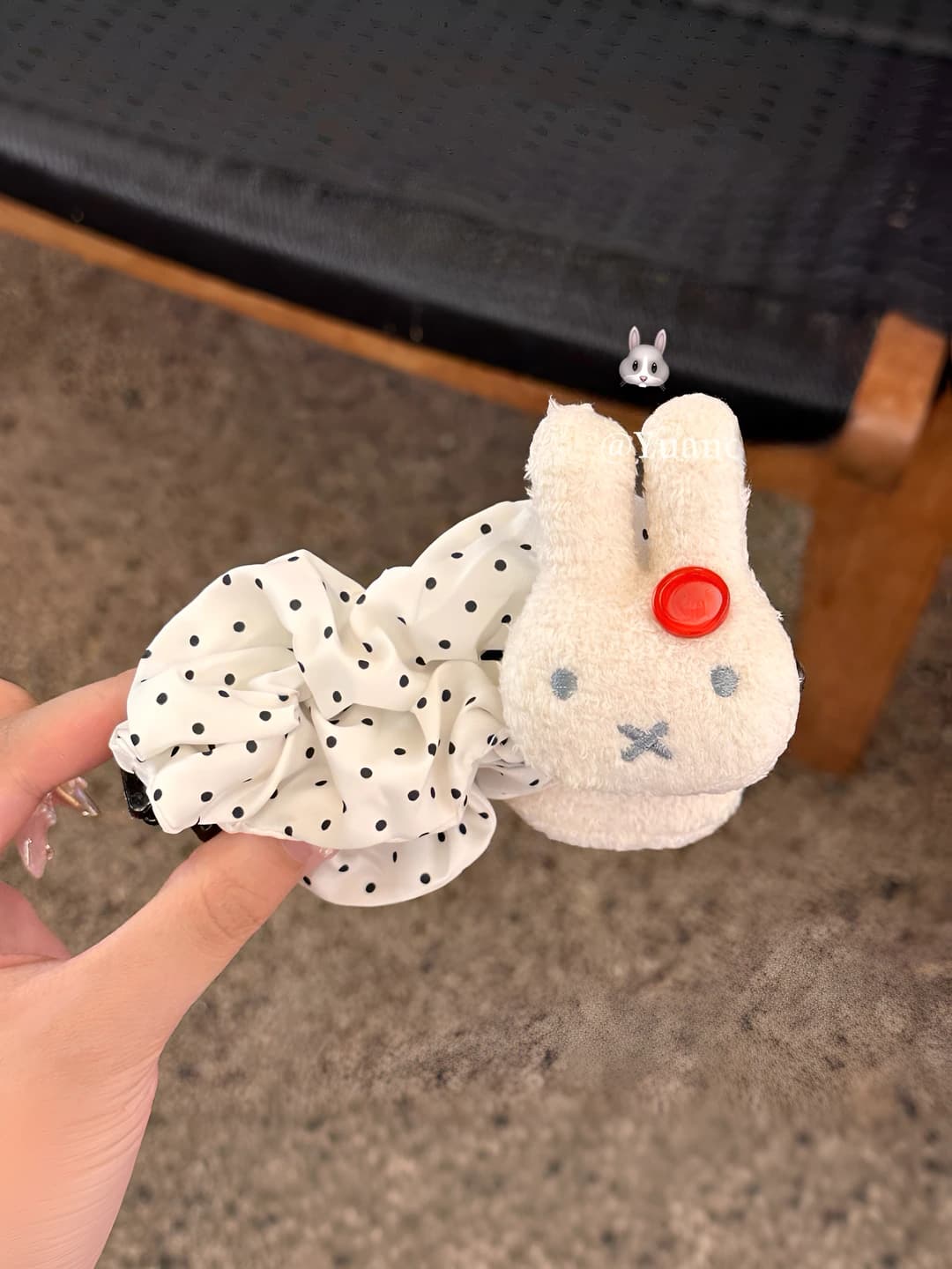 Зажим Miffy, белый