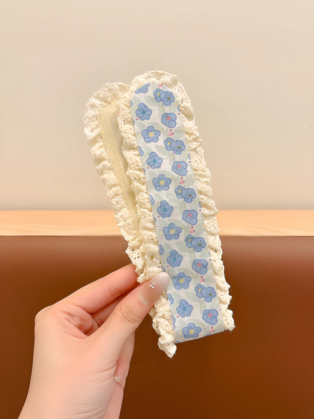 3# Blue small floral - 34*5 cm