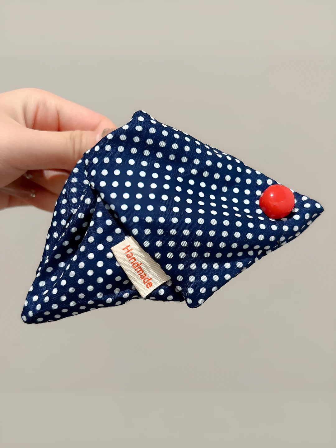 Navy, dots, 14 cm