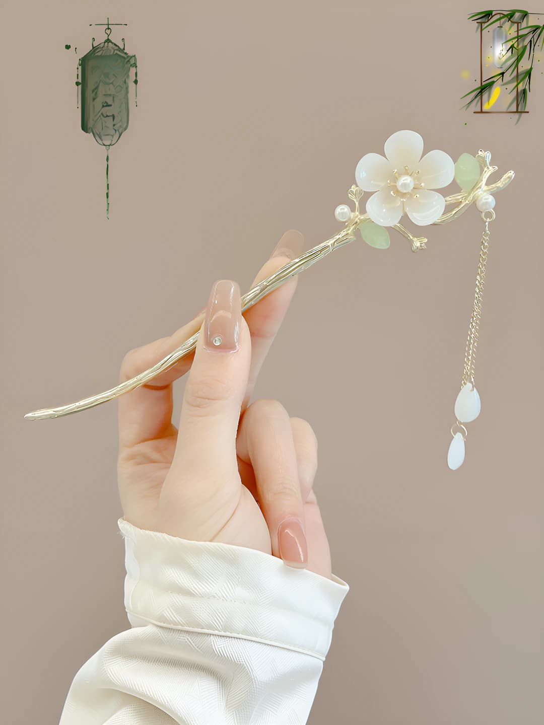 16# Сплавное цветочное украшение
