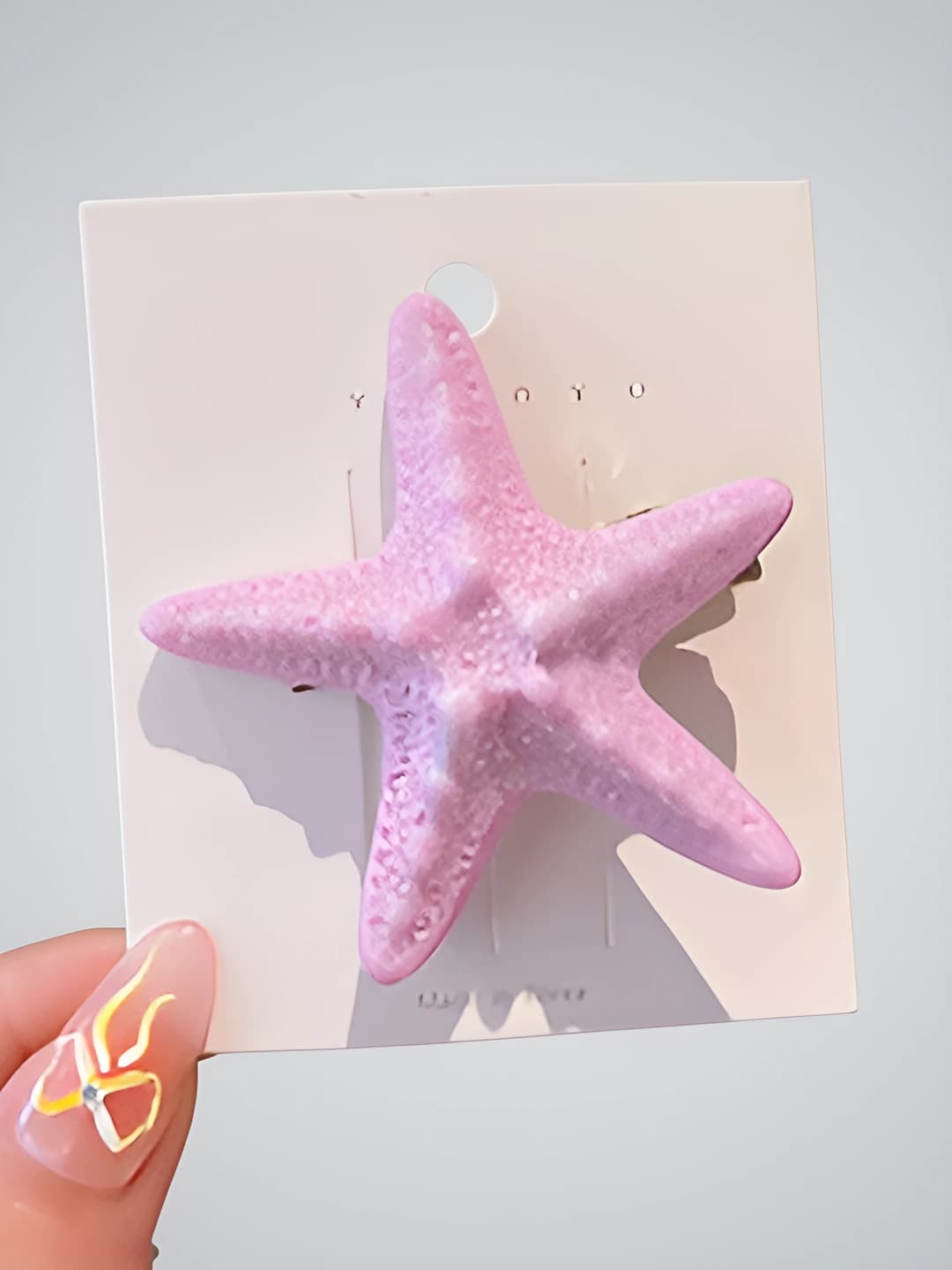 2# Starfish, purple, 5.5 cm