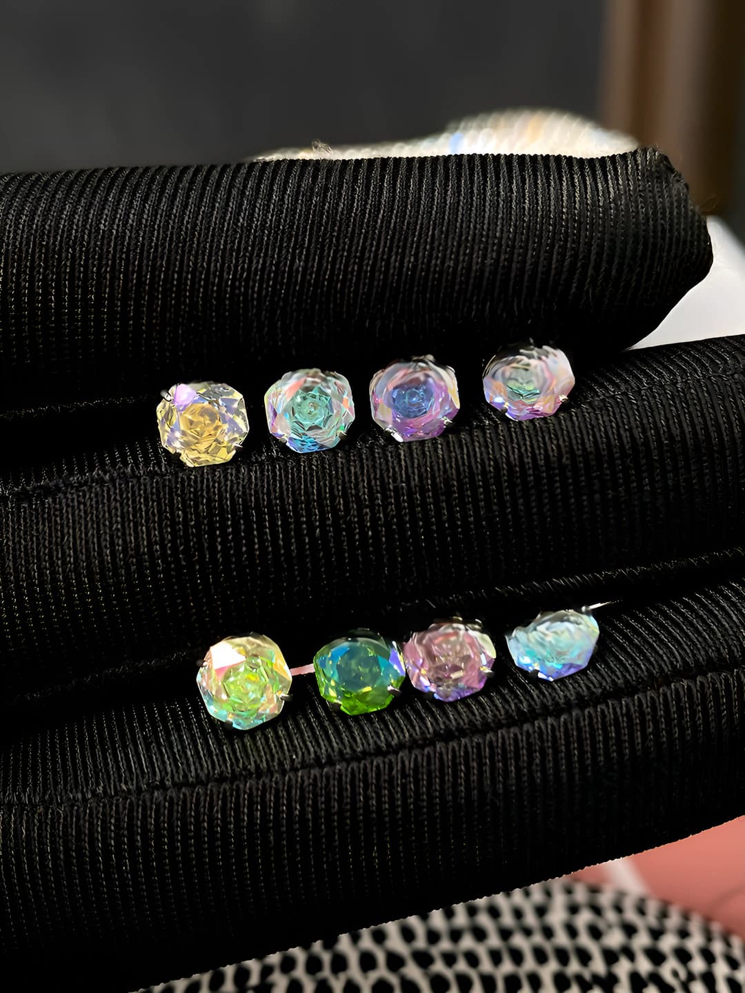 Multicolour pink sakura single 6mm