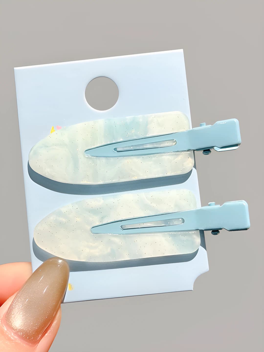 4# Sky blue 2 pcs - 6.5 cm