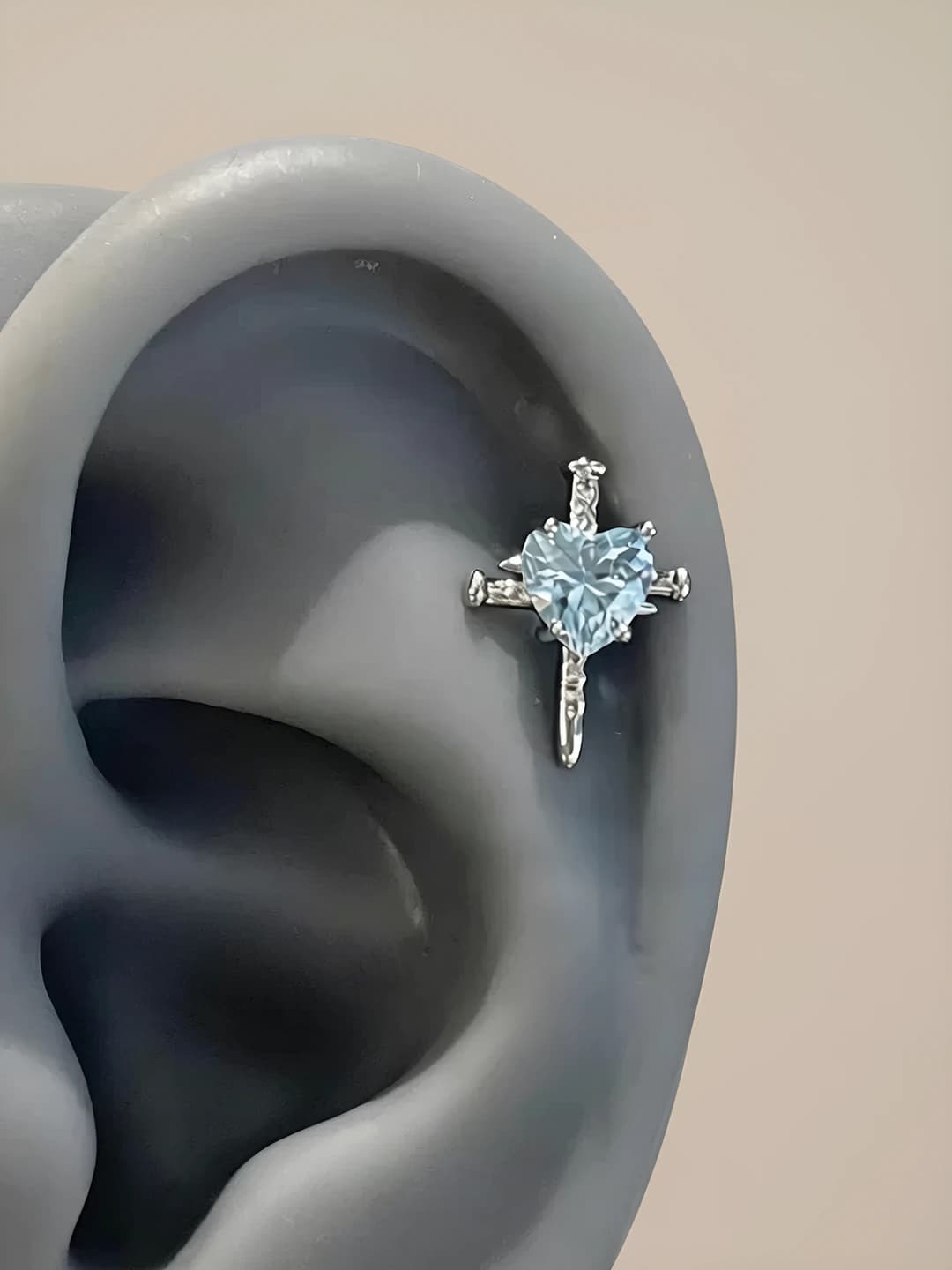 Oq oltin, och dengiz ko'k, 0.8*6mm