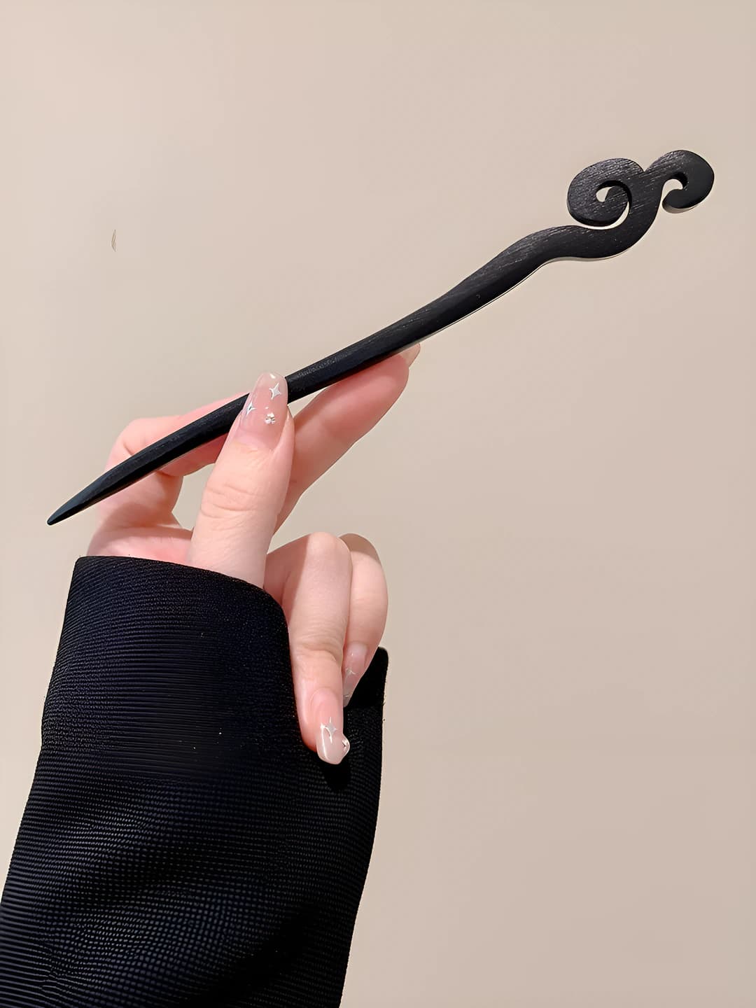 4# Black checker, 18 cm