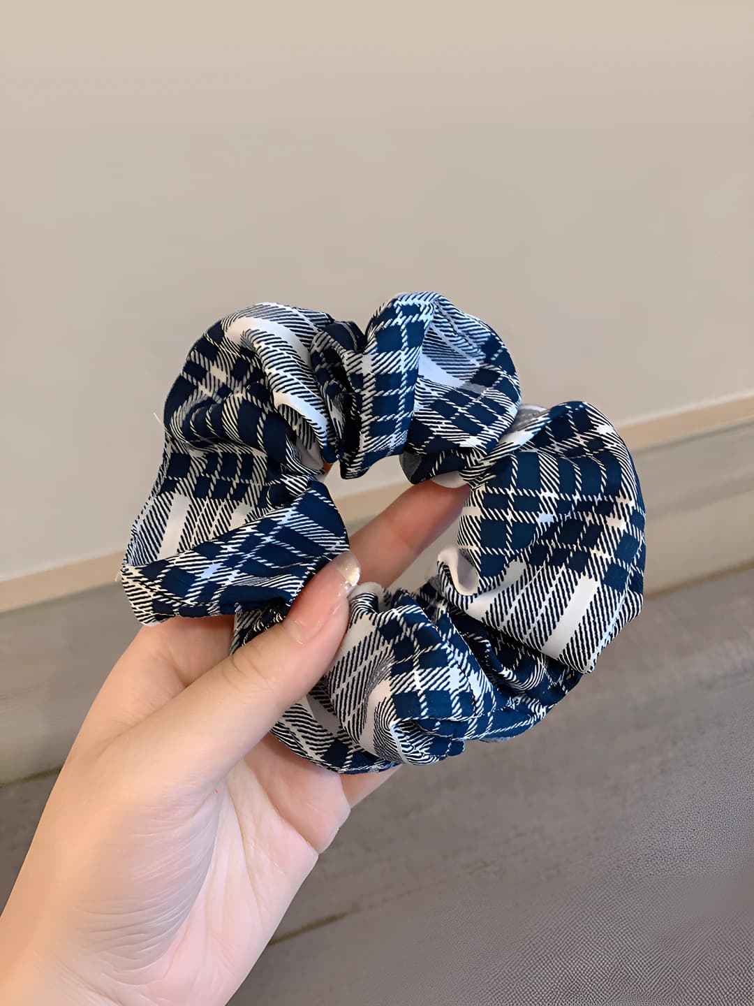 2# Navy white - large plaid