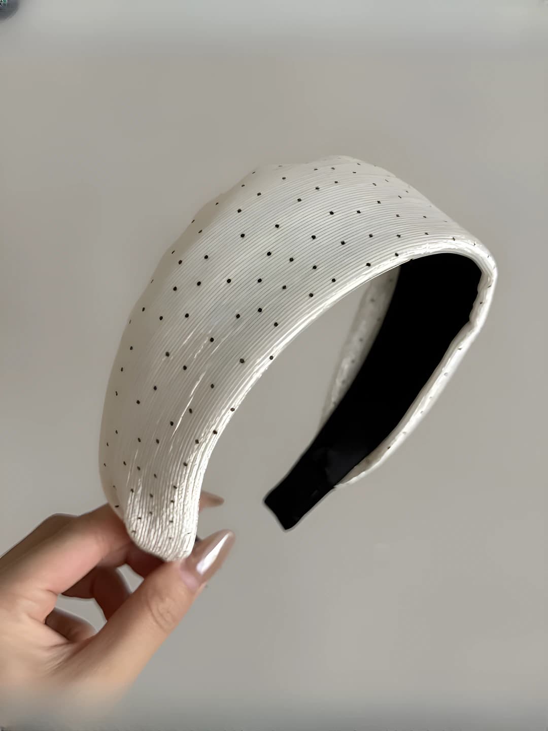 White polka dot