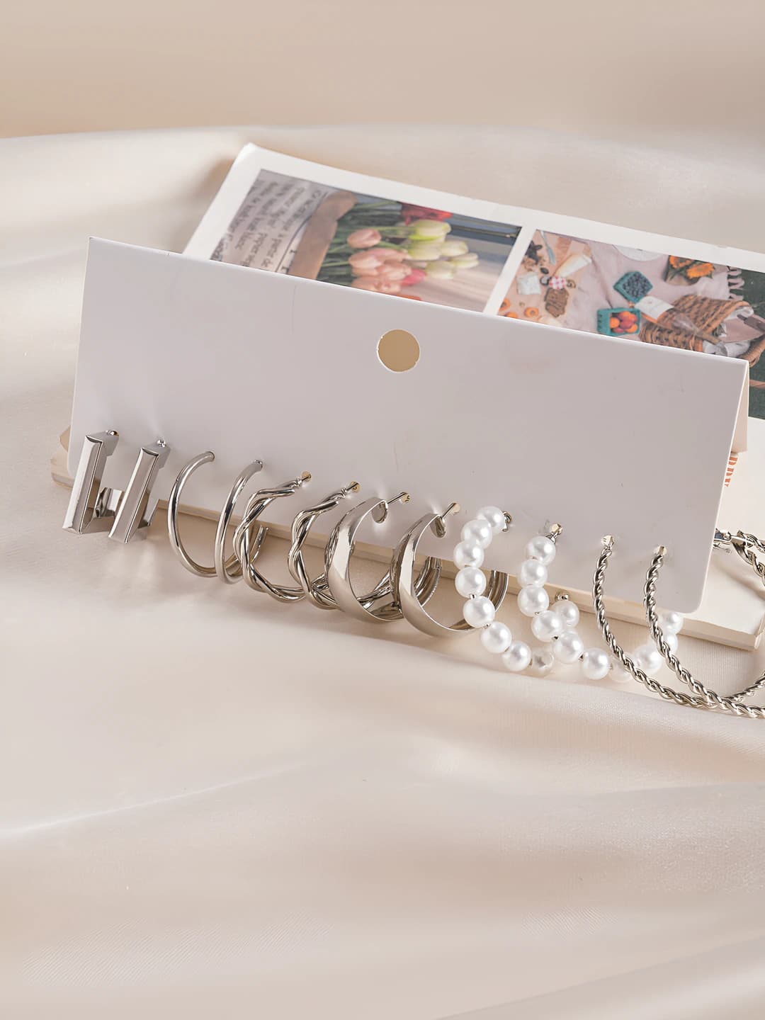 Silver post - Silver (12 pcs)