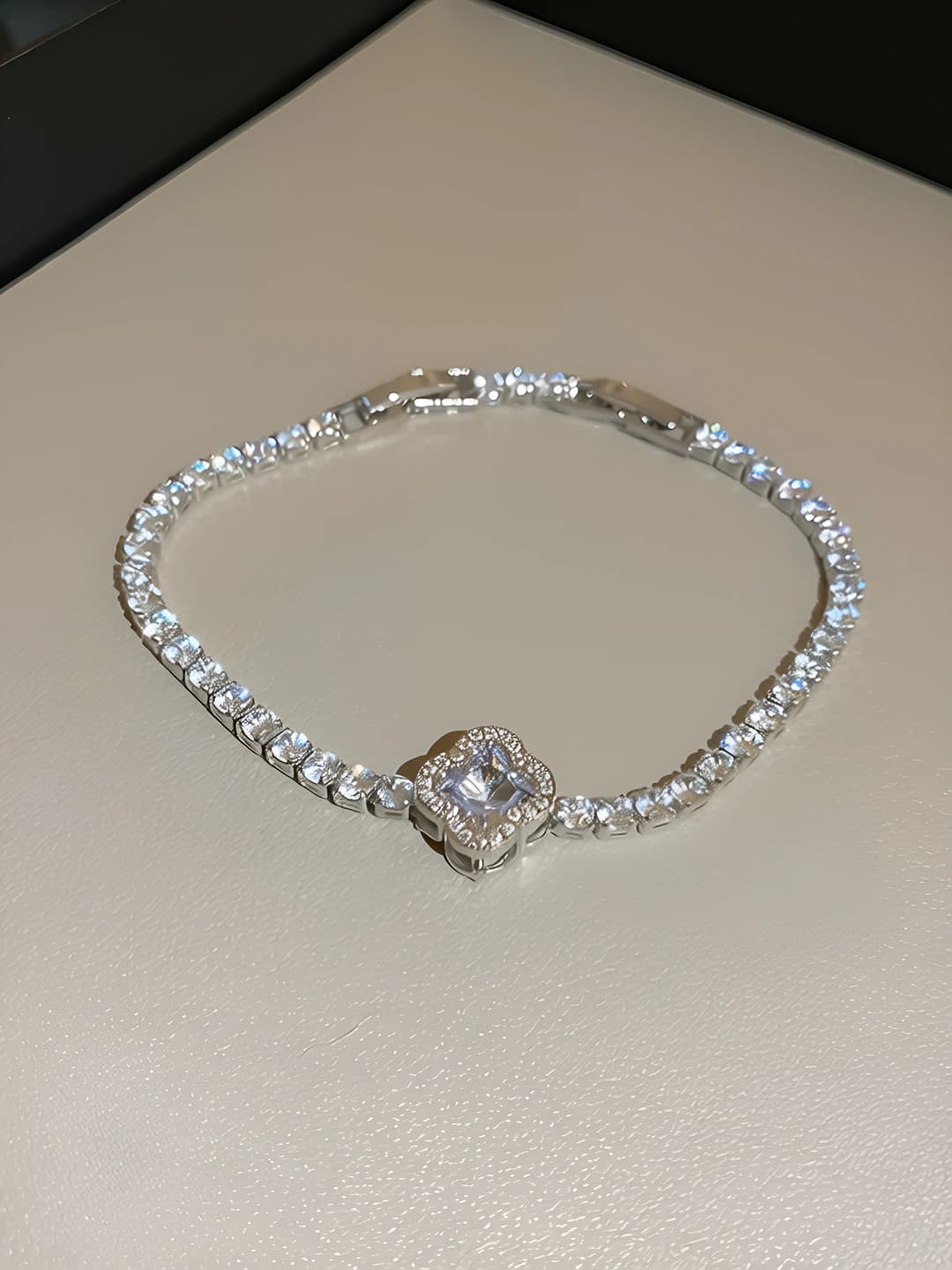 33# bracelet - Silver - White