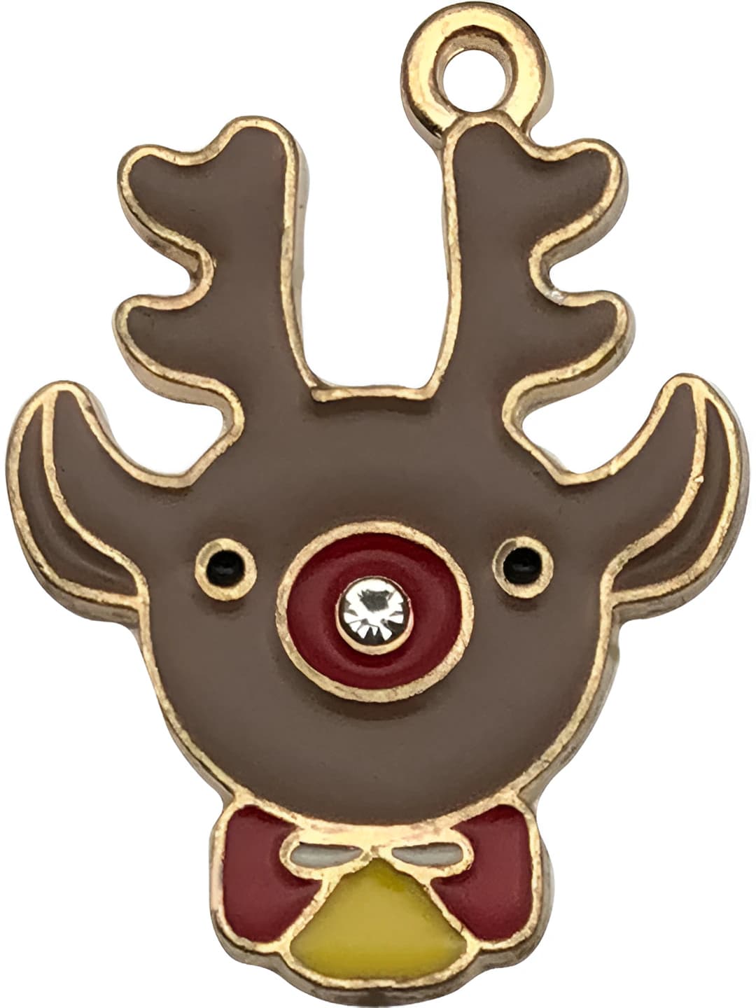 1 x Brown deer, 20x27mm, 1.8g
