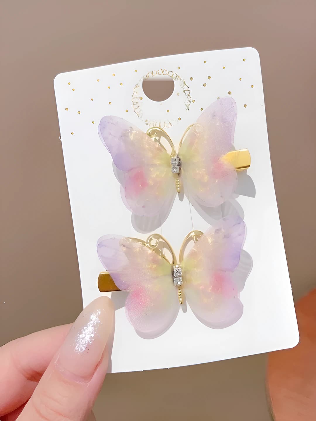 Yellow-purple gradient, 1 pair