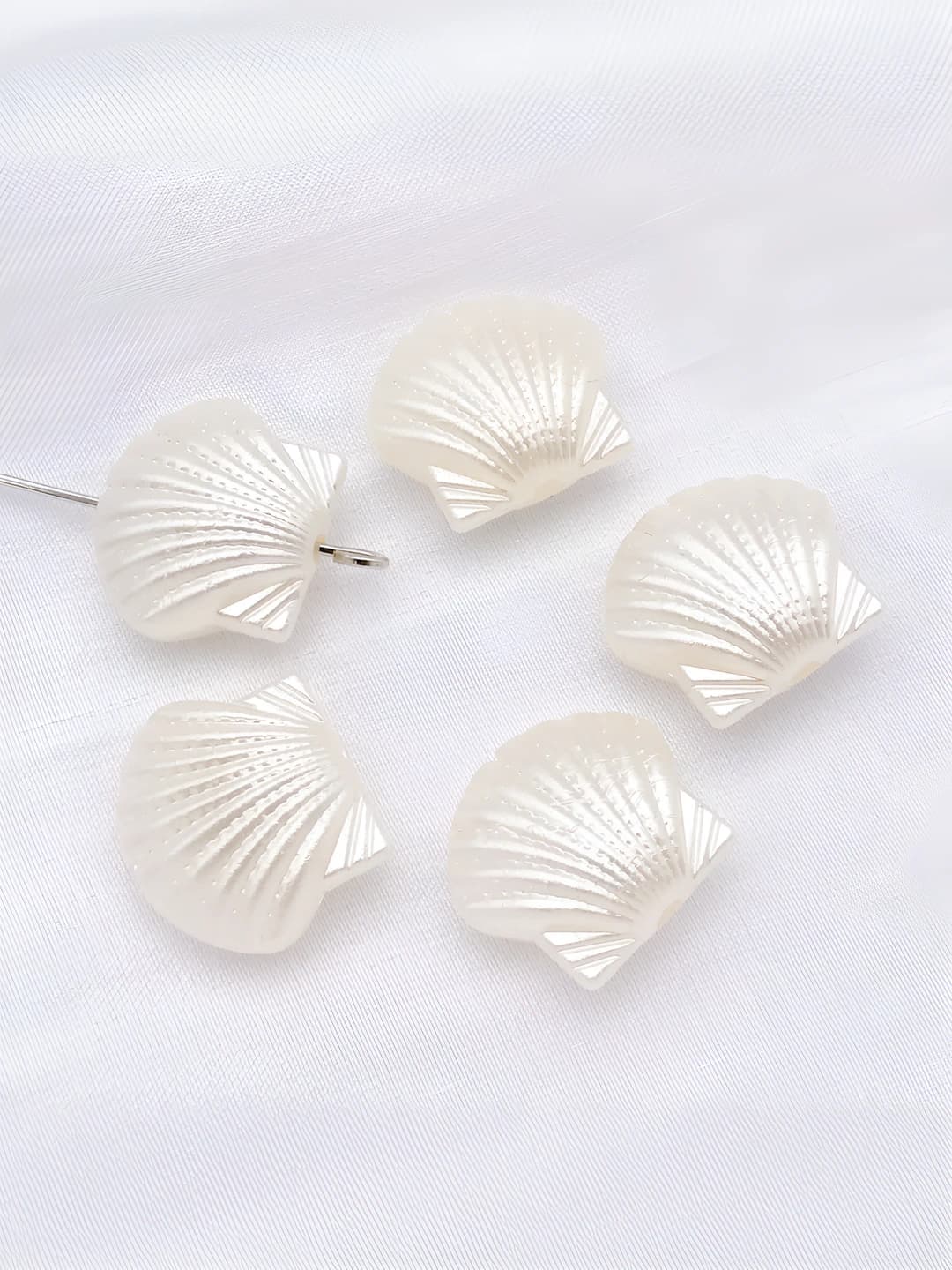 1 ta katta oqsimon ABS soxta marvarid, 14x16 mm, 0.9 g