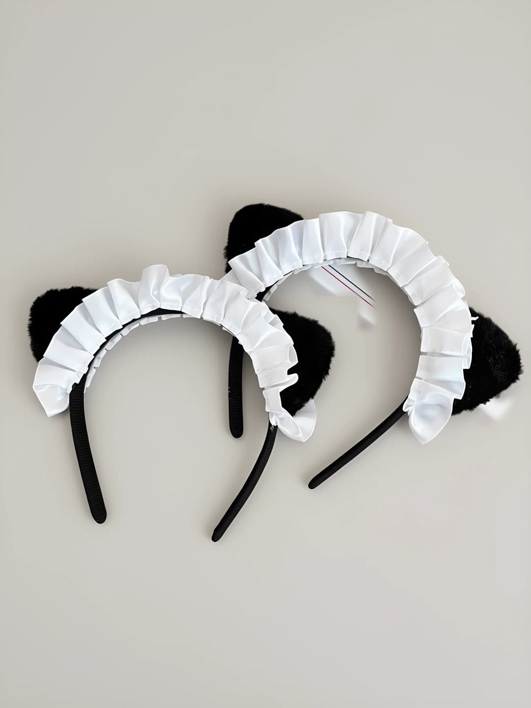 Women's cat-ear maid headband, double-sided lolita, cute hair accessory, JK style