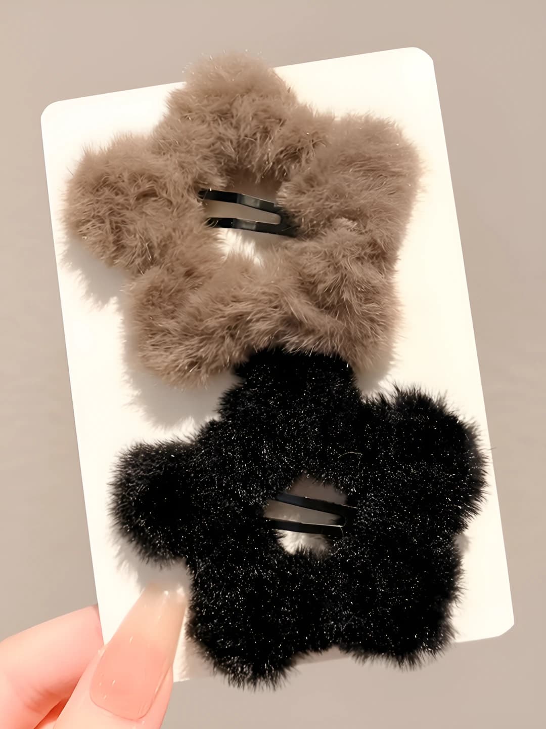 10# Чёрно-кофейная пара звёзд 6.5cm
