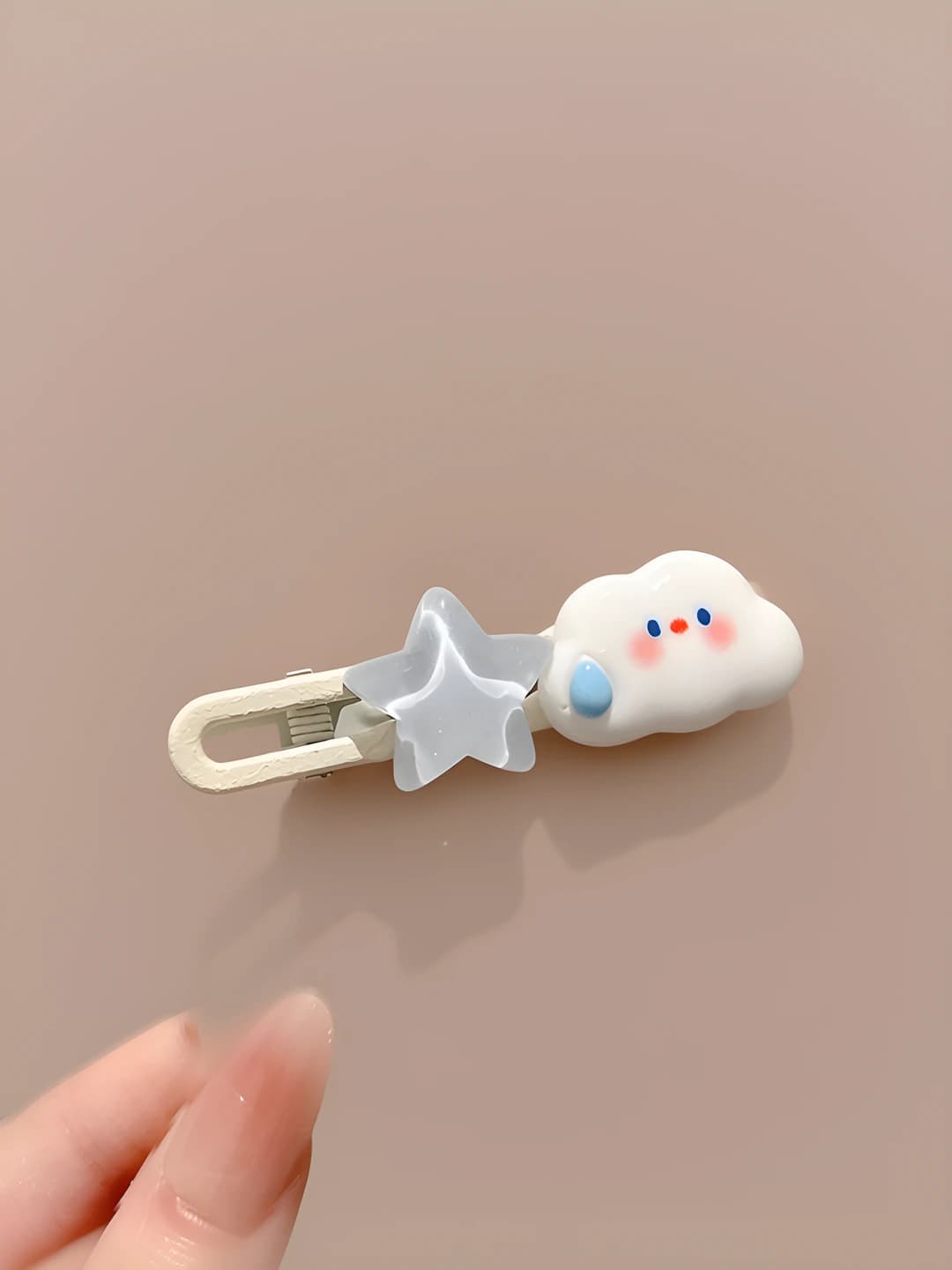 Cloud star, straight clip