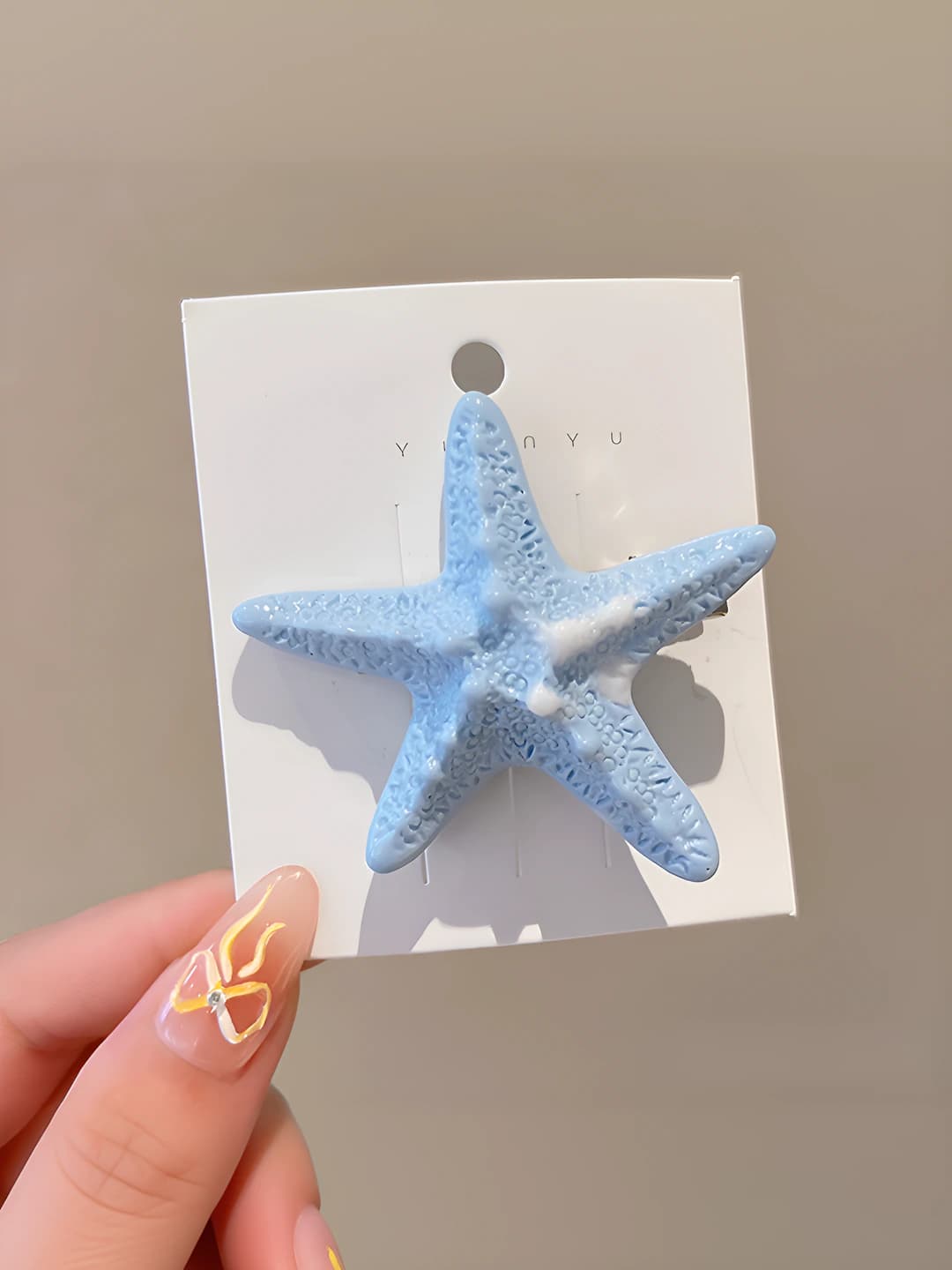 1# Starfish, blue, 5.5 cm