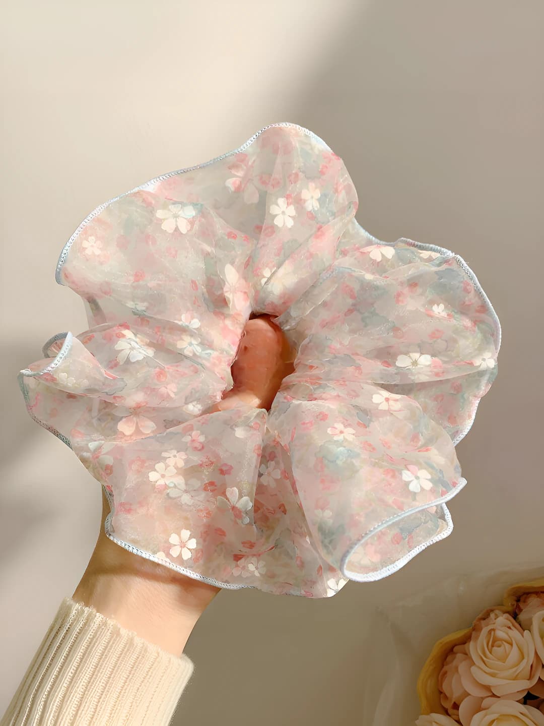 Розовый мелкий цветочный, 15 см